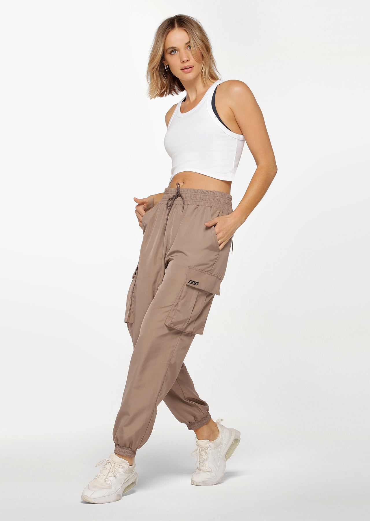 Lorna Jane Amplify Active Pants - Bone