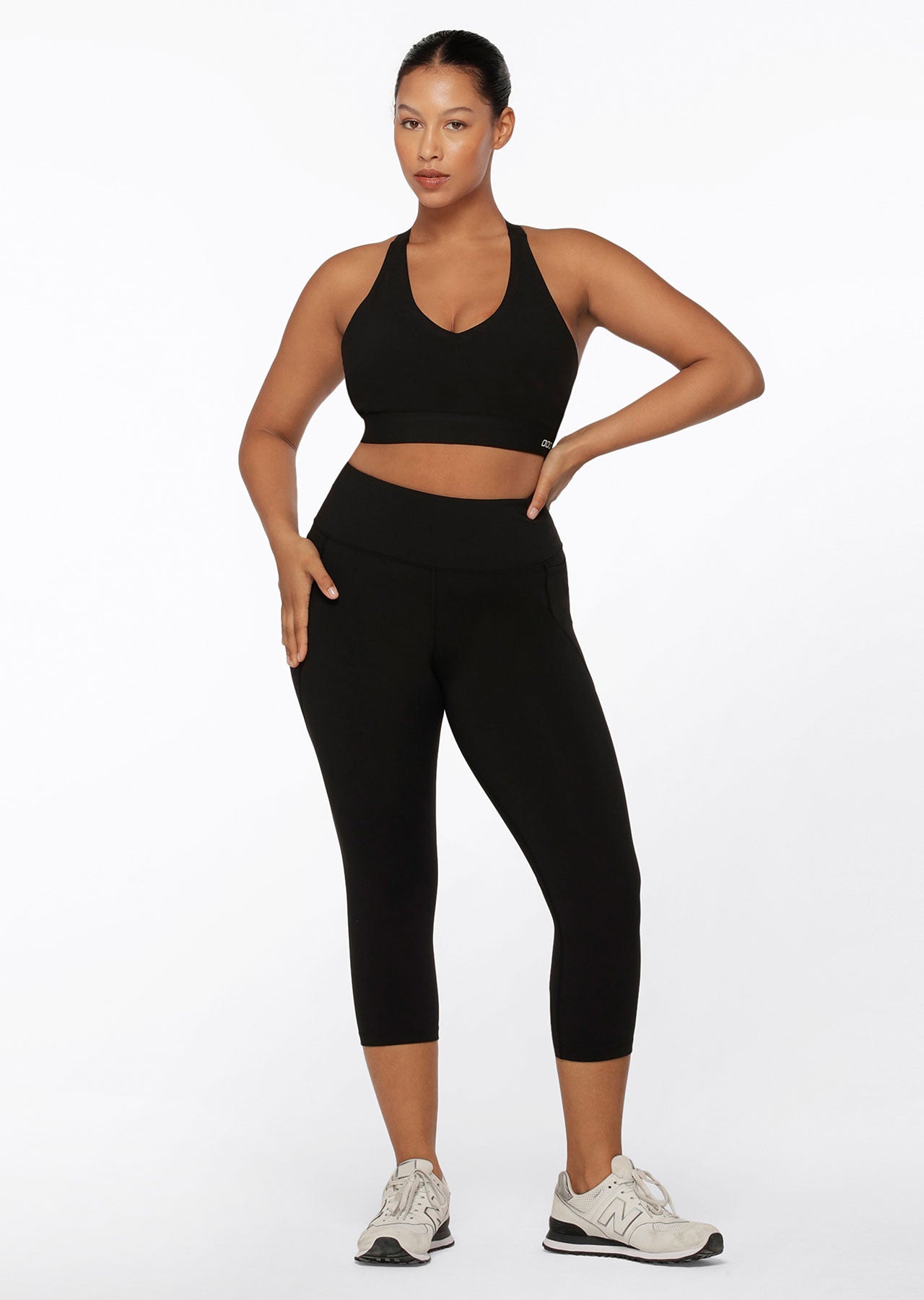 Lorna Jane Amy Phone Pocket 7/8 Tech Leggings - Black