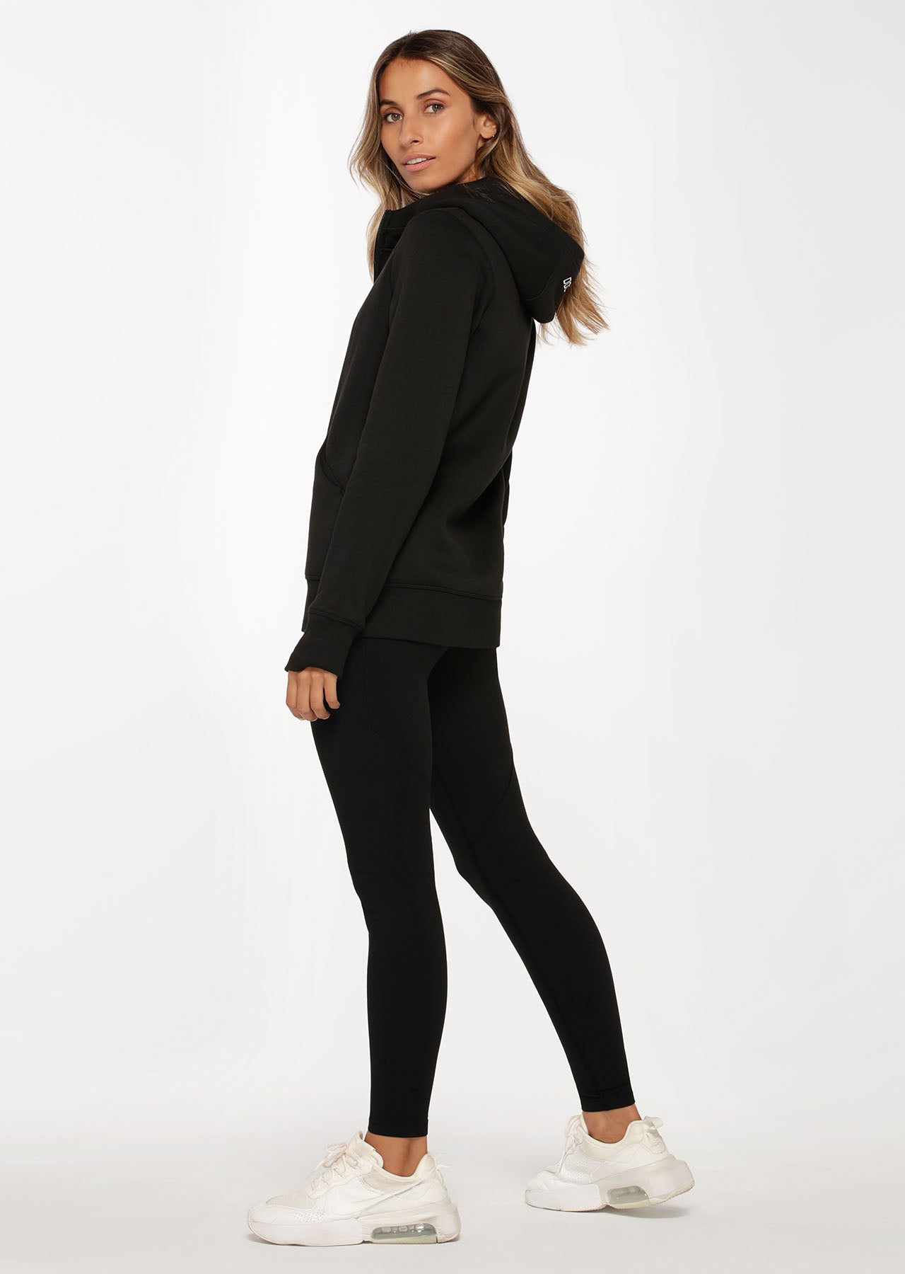 Lorna Jane Classic Zip Thru Hoodie - Black