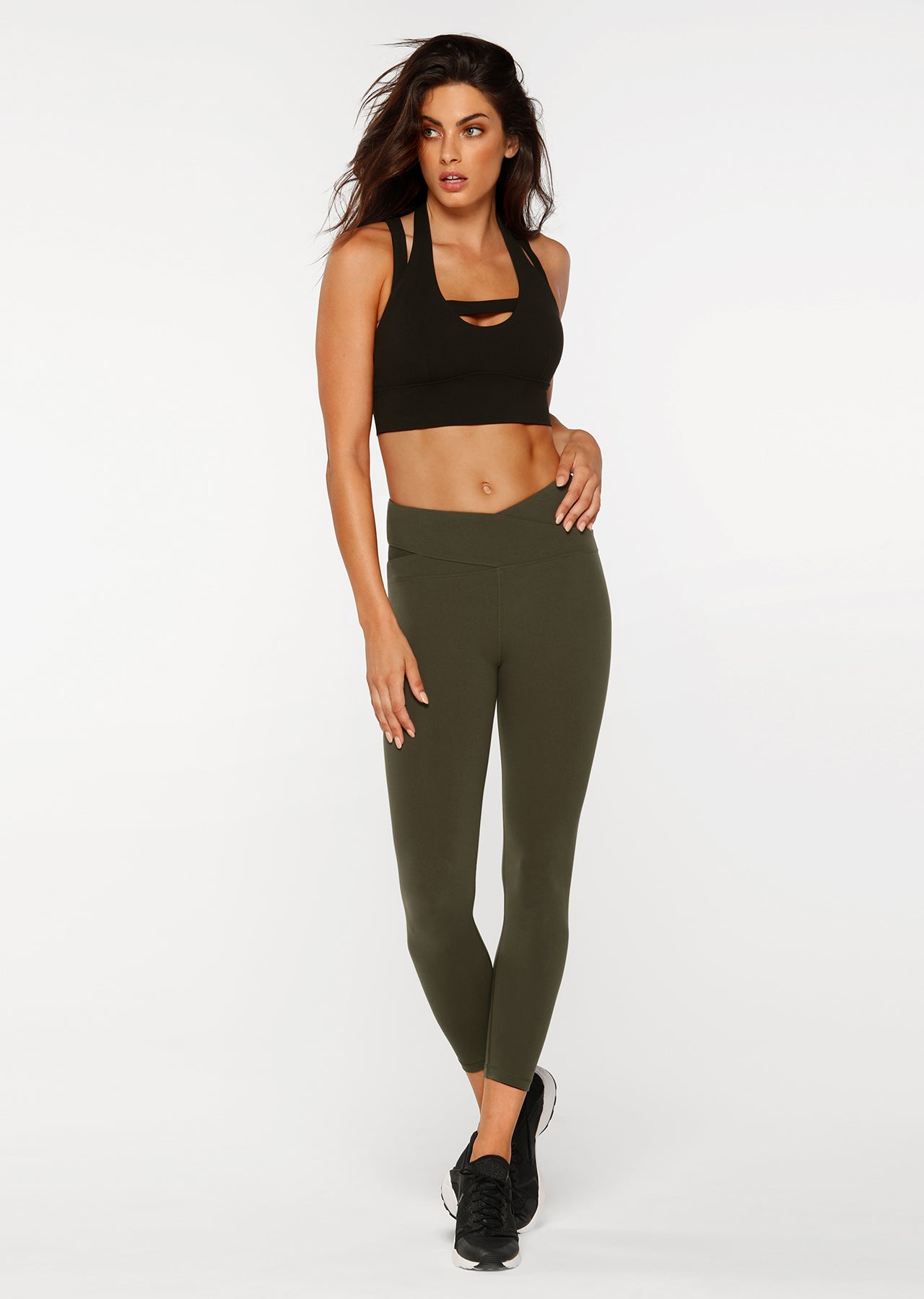 Lorna Jane Date Night Long Line Bra - Black