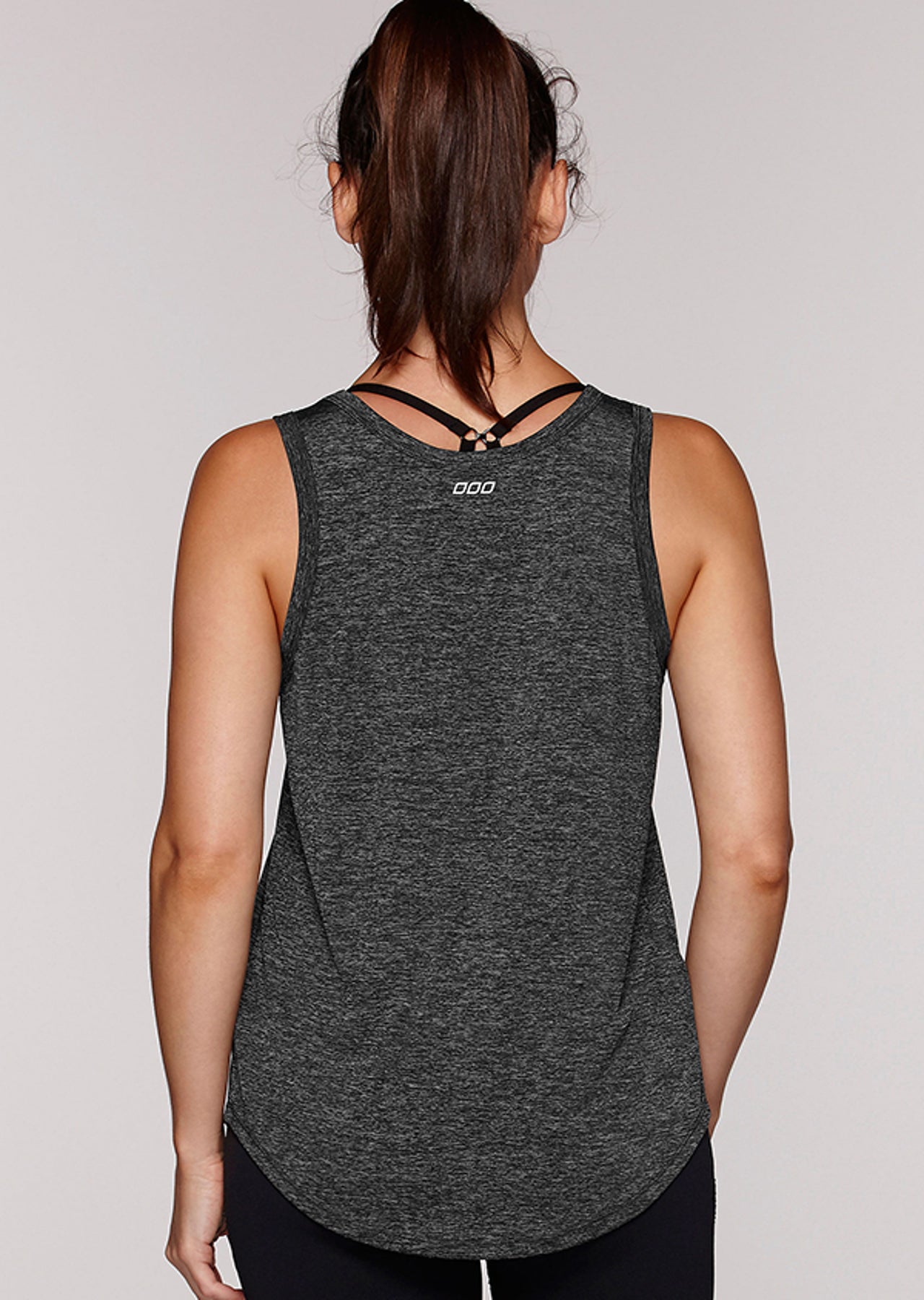 Lorna Jane Determined  Active Tank - Black Marl