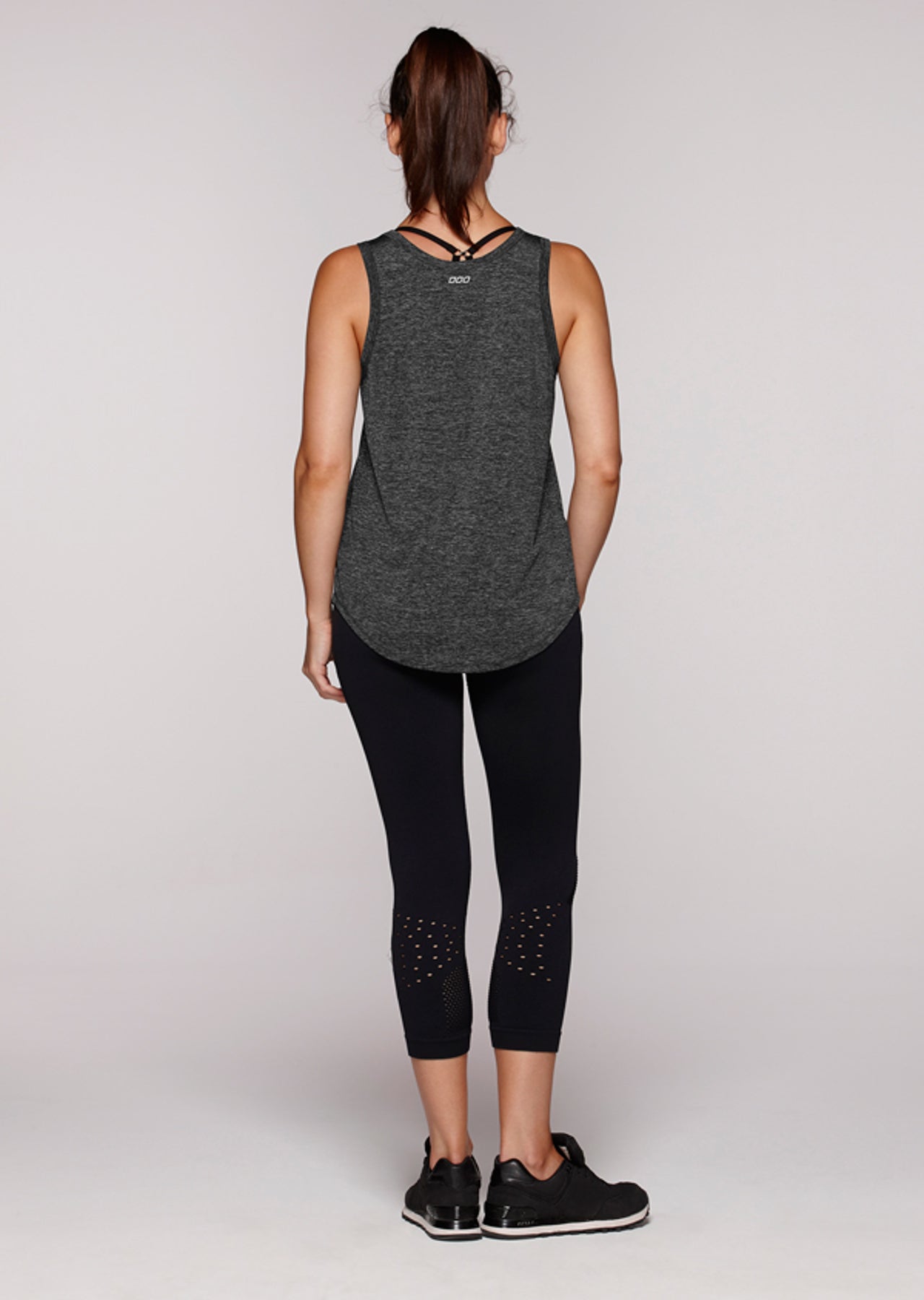 Lorna Jane Determined  Active Tank - Black Marl