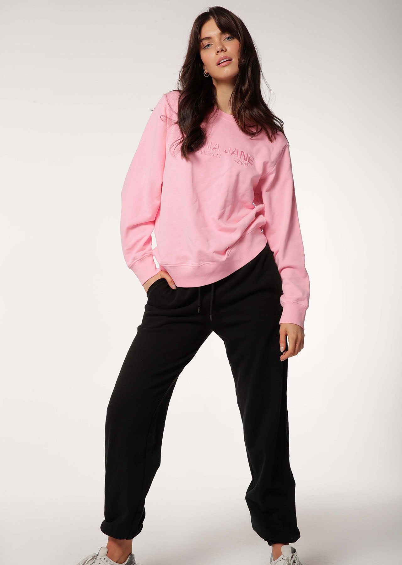 Lorna Jane Iconic Sweat - Hot Fuchsia