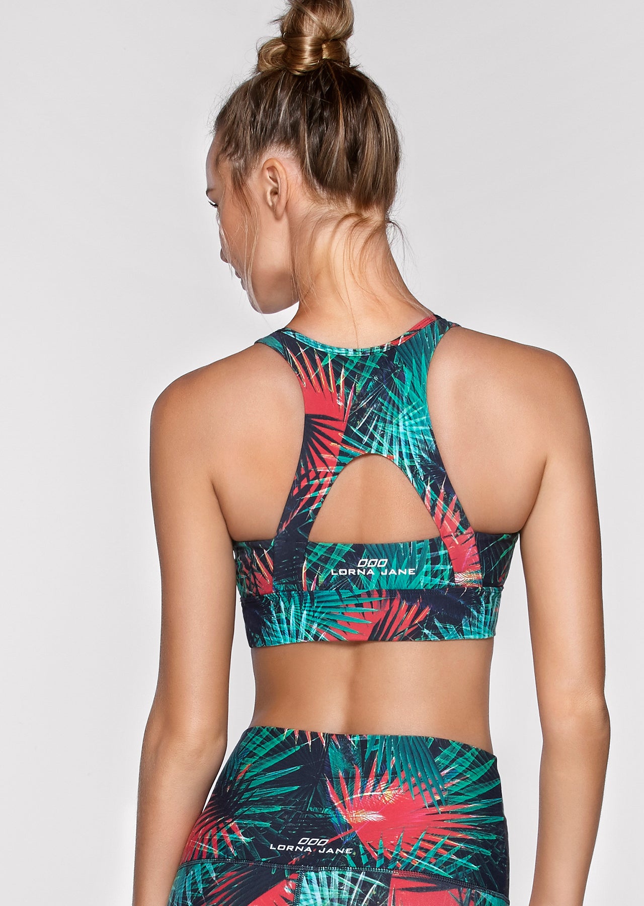 Lorna Jane Electric Palm F/L Tight - Tropical Print