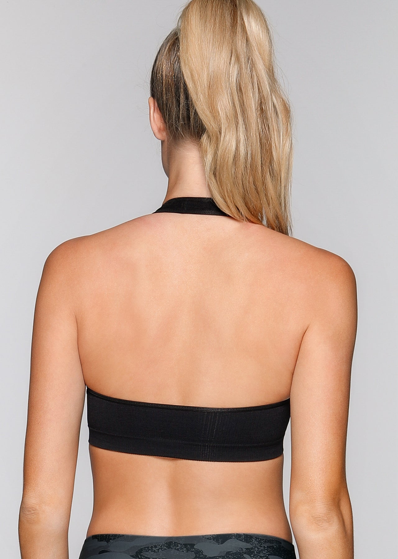 Lorna Jane Flow Seamless Yoga Bra - Black