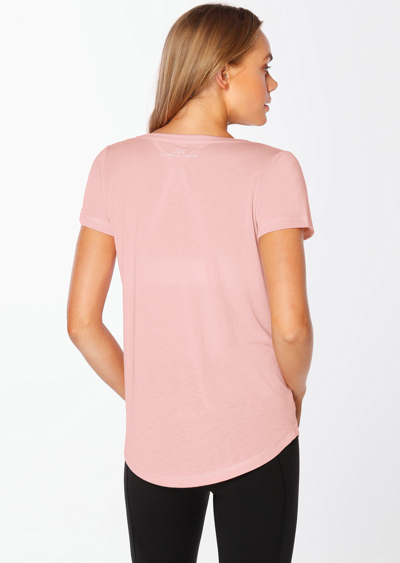Lorna Jane Frankie Active T-Shirt - Dusty Rose