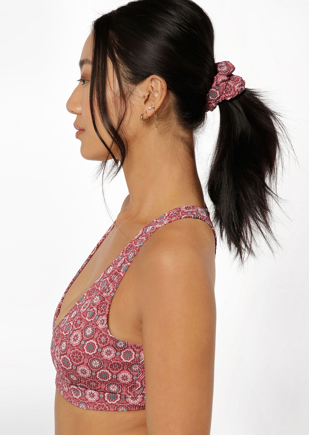 Lorna Jane Active Scrunchie - Moroccan Tile Print