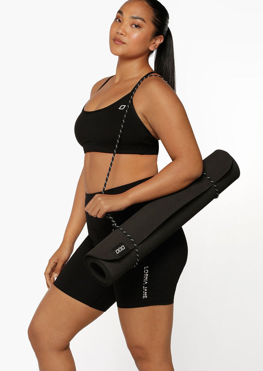 Lorna Jane Lightweight Exercise Mat - Black