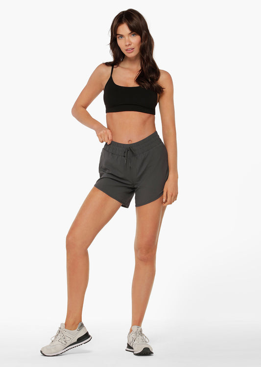 Lorna Jane Ultimate Run Shorts - Titanium