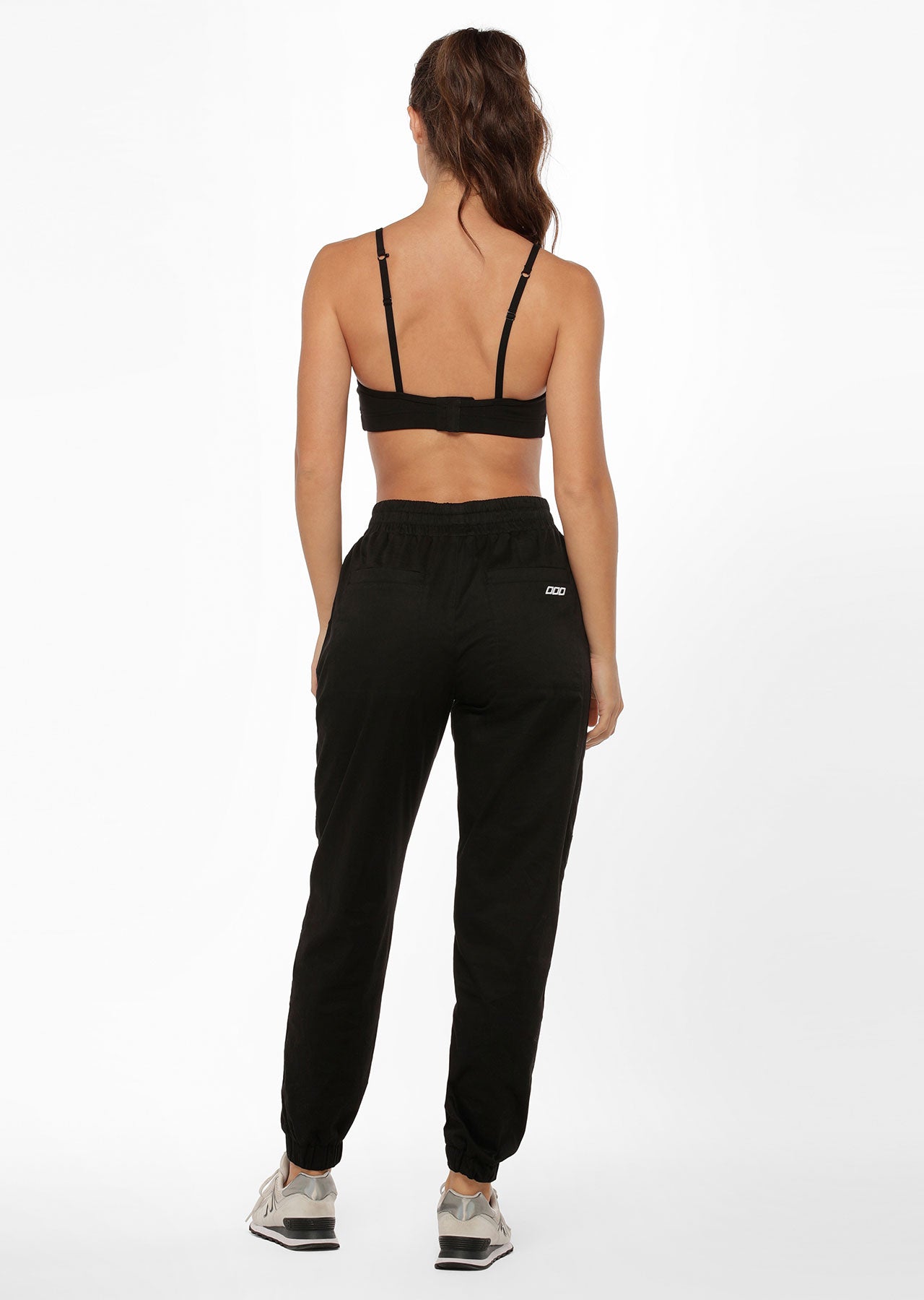 Lorna Jane High Waisted Flashy Full Length Pants - Black