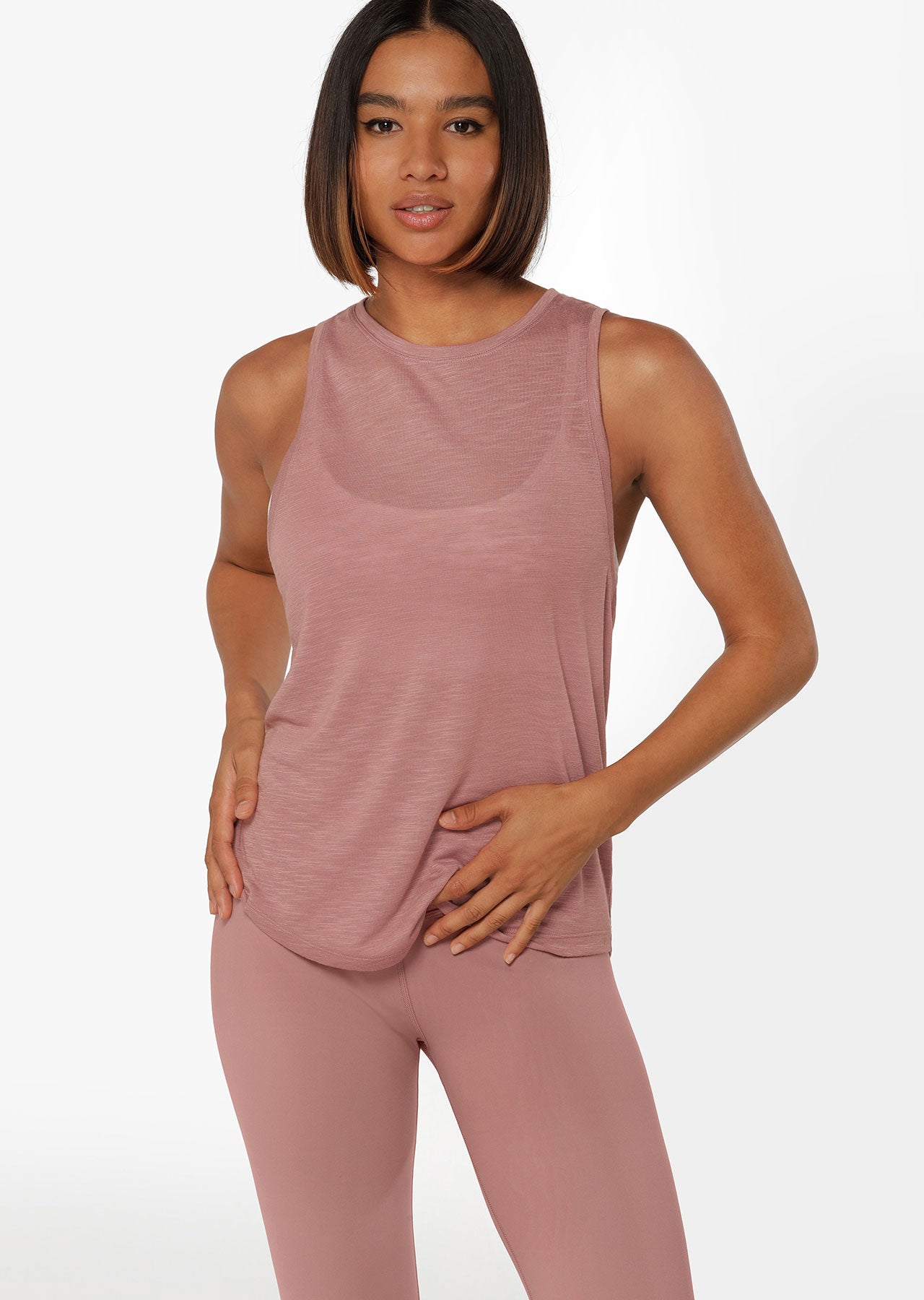 Lorna Jane Power Lift Tank - Wild Rose
