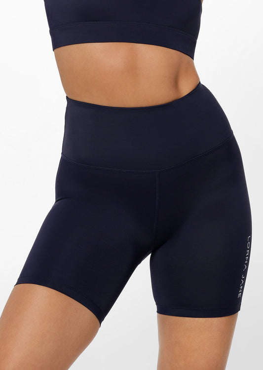 Lorna Jane Lotus No Chafe Cool Touch Bike Shorts - French Navy