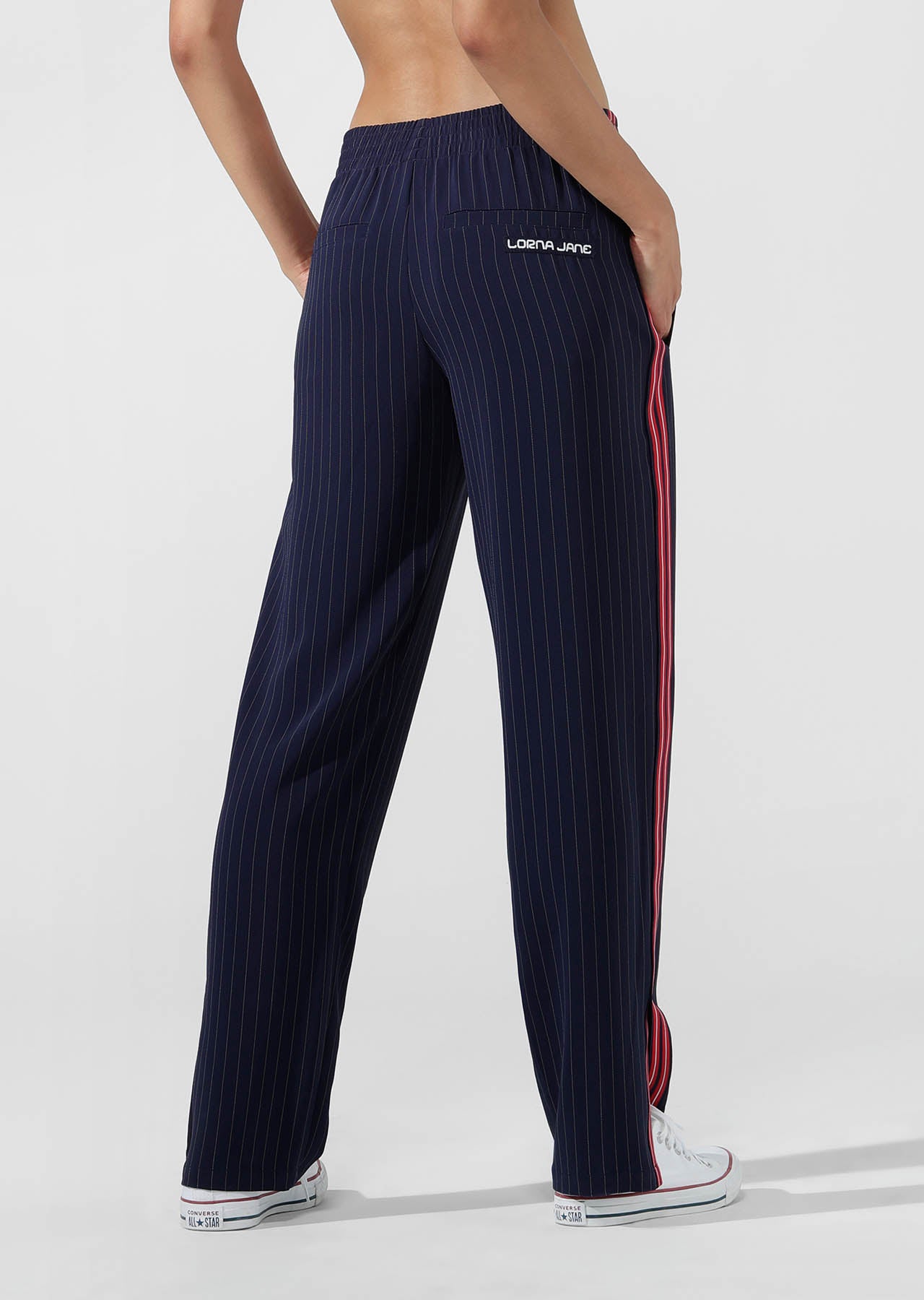 Lorna Jane It Girl Pants - French Navy/White