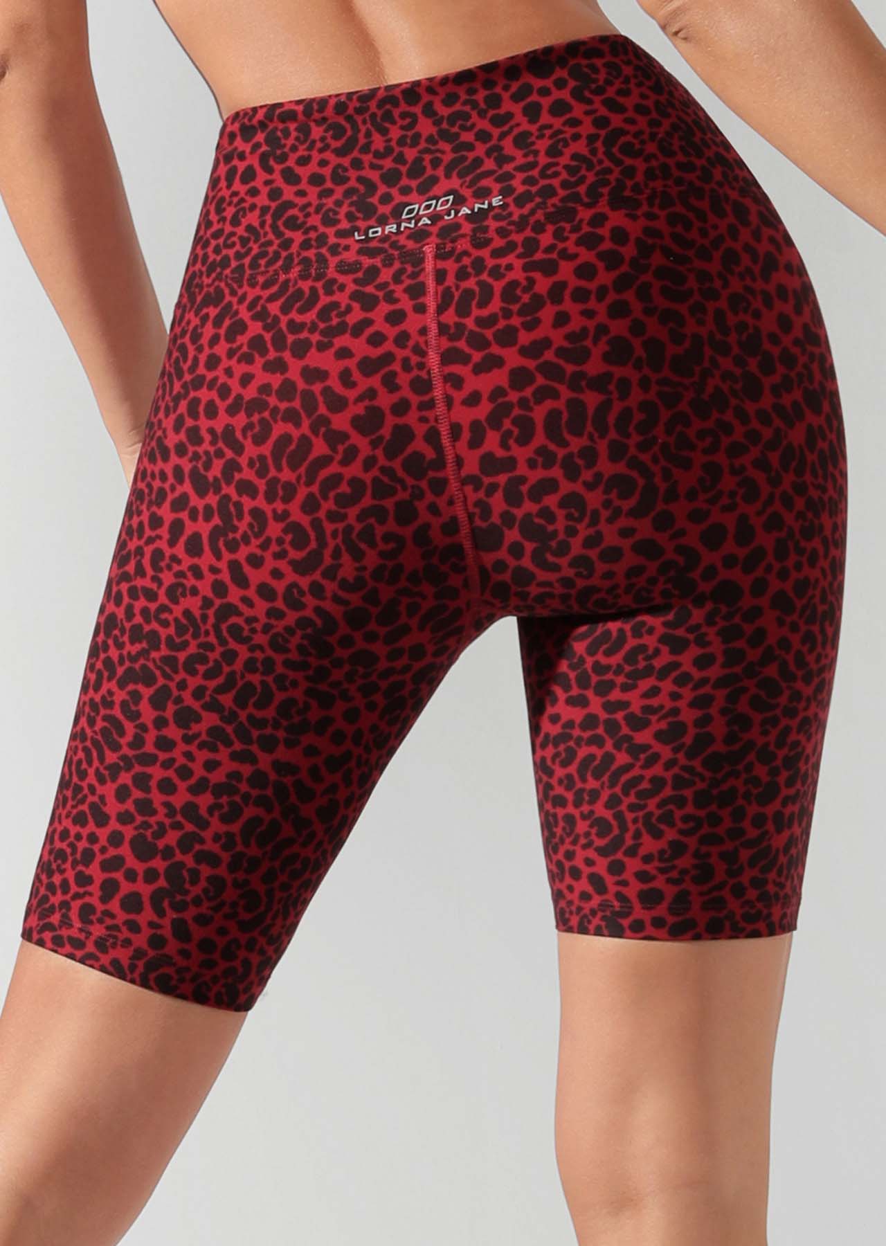 Lorna Jane Leopard Long Short Tight - Leopard Print