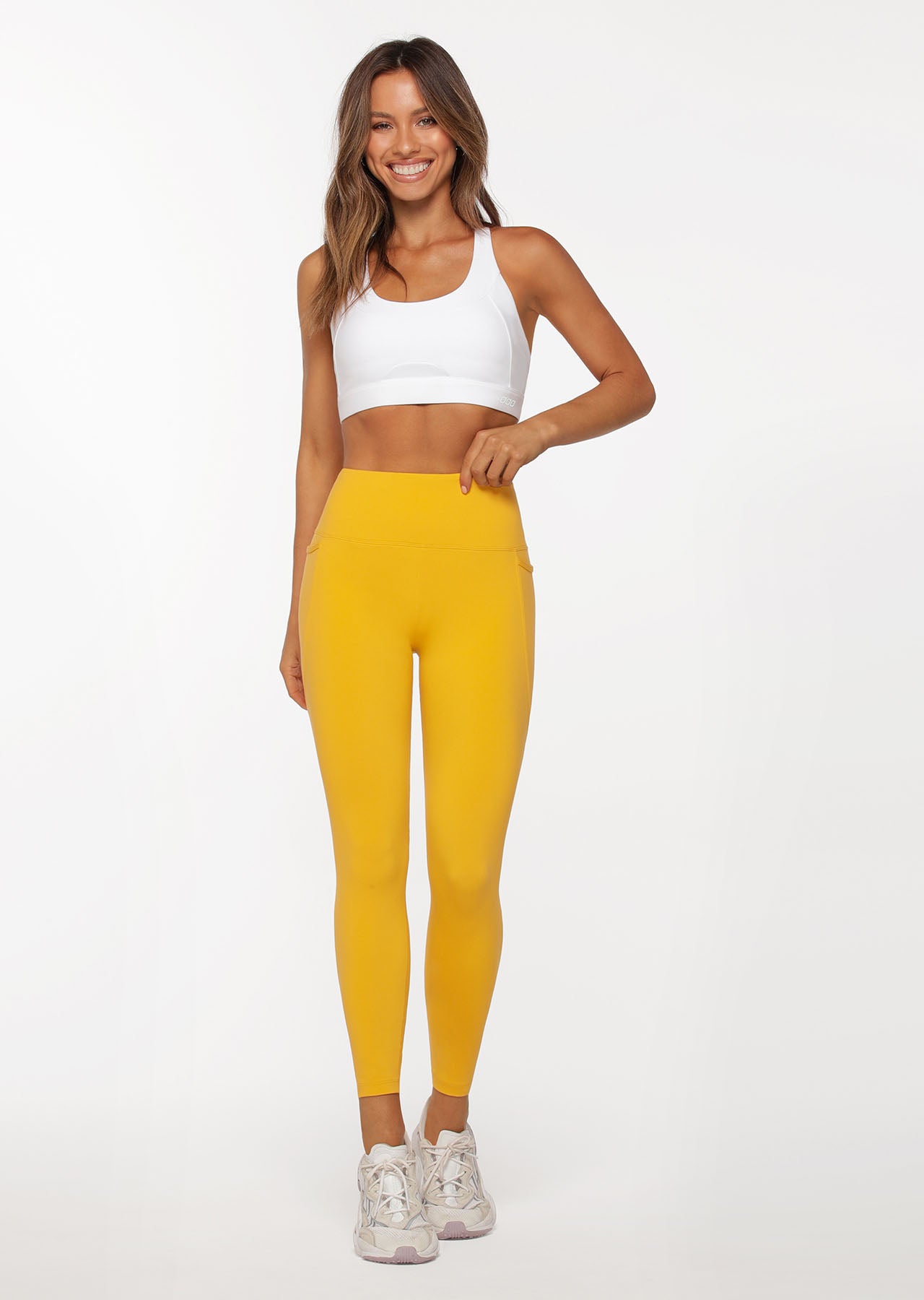 Lorna Jane Level Up Sports Bra - White
