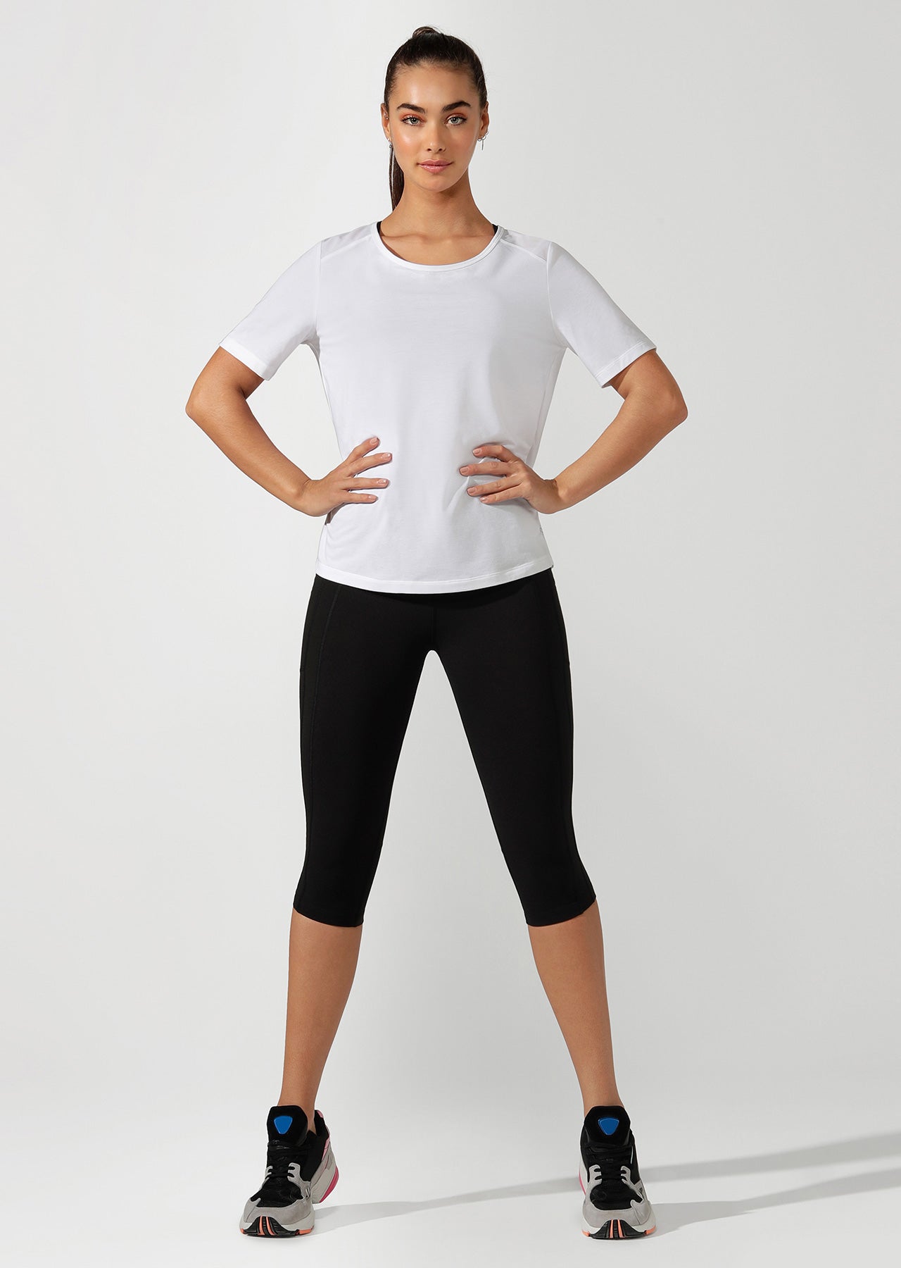 Lorna Jane Lightweight Tech Active Tee - White