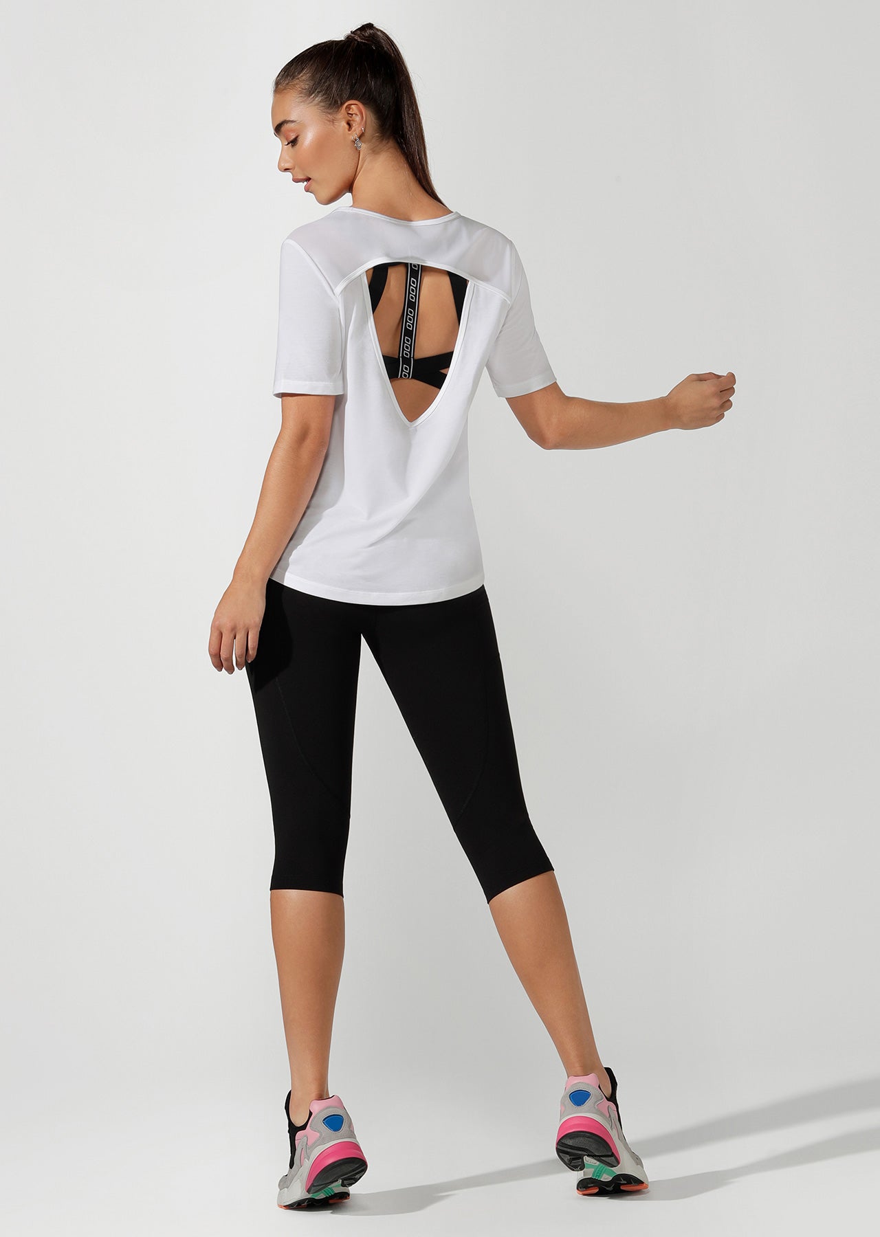 Lorna Jane Lightweight Tech Active Tee - White