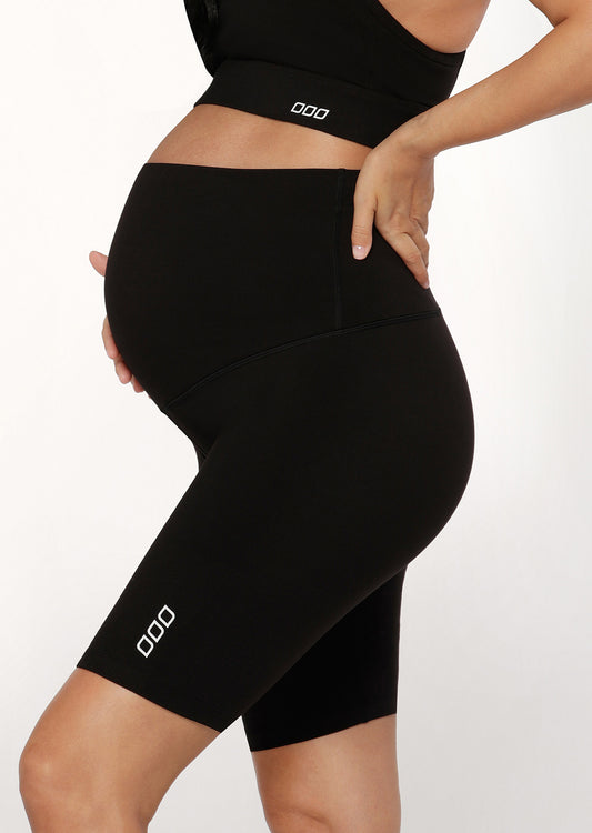 Lorna Jane LJ Maternity Bike Shorts - Black