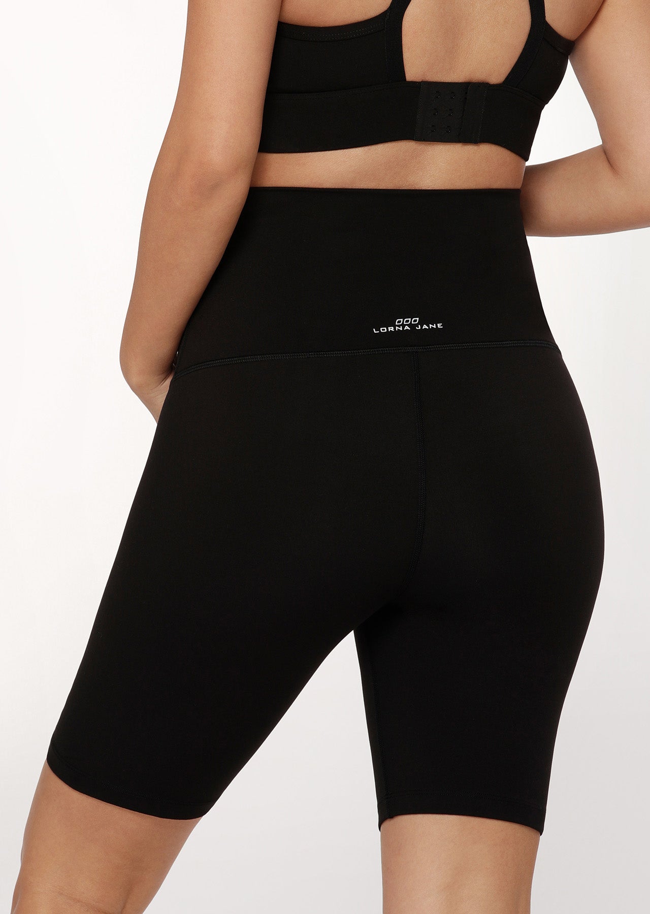 Lorna Jane LJ Maternity Bike Shorts - Black
