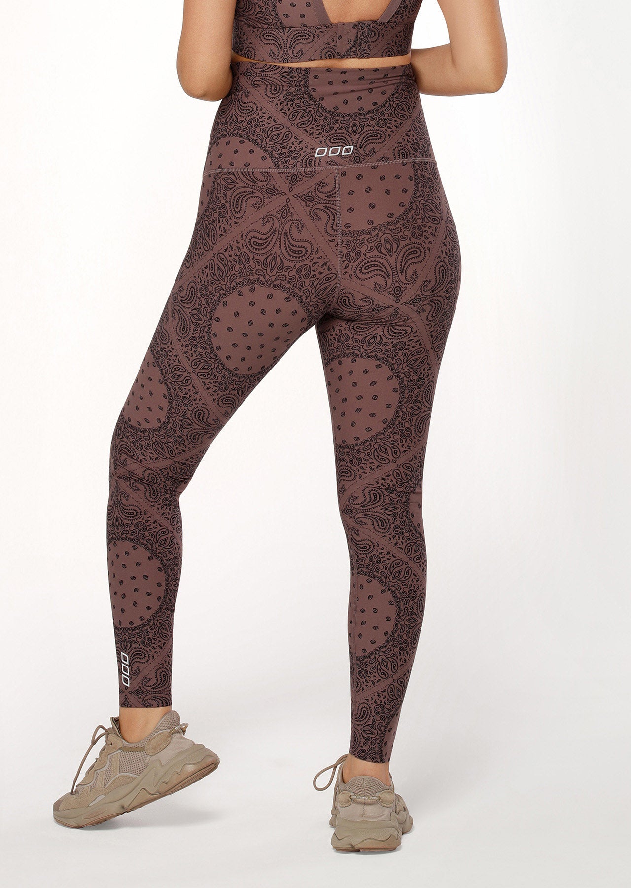 Lorna Jane LJ Maternity Full Length Leggings - Bandana Print