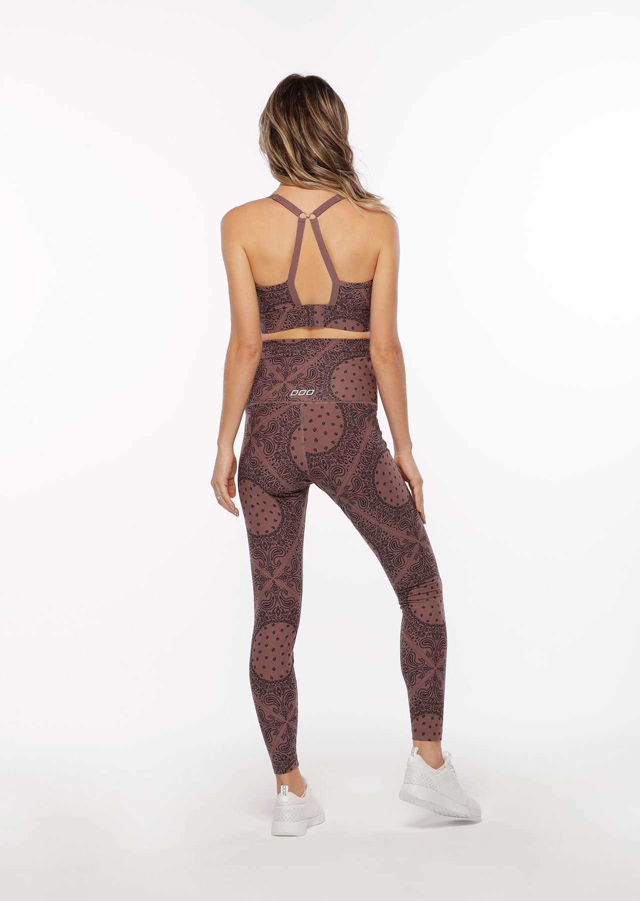 Lorna Jane LJ Maternity Full Length Leggings - Bandana Print