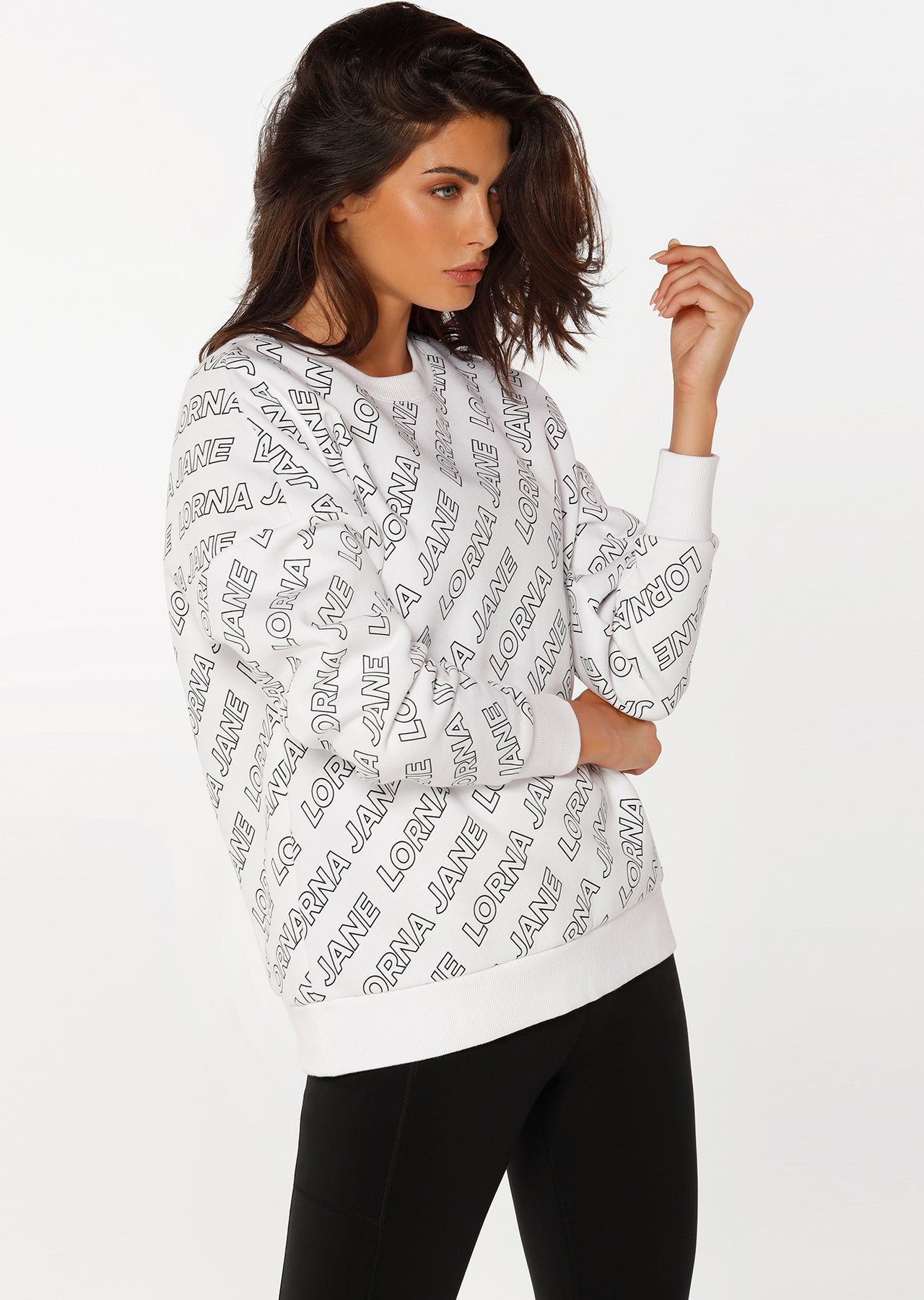 Lorna Jane LJ On Repeat Sweat - White