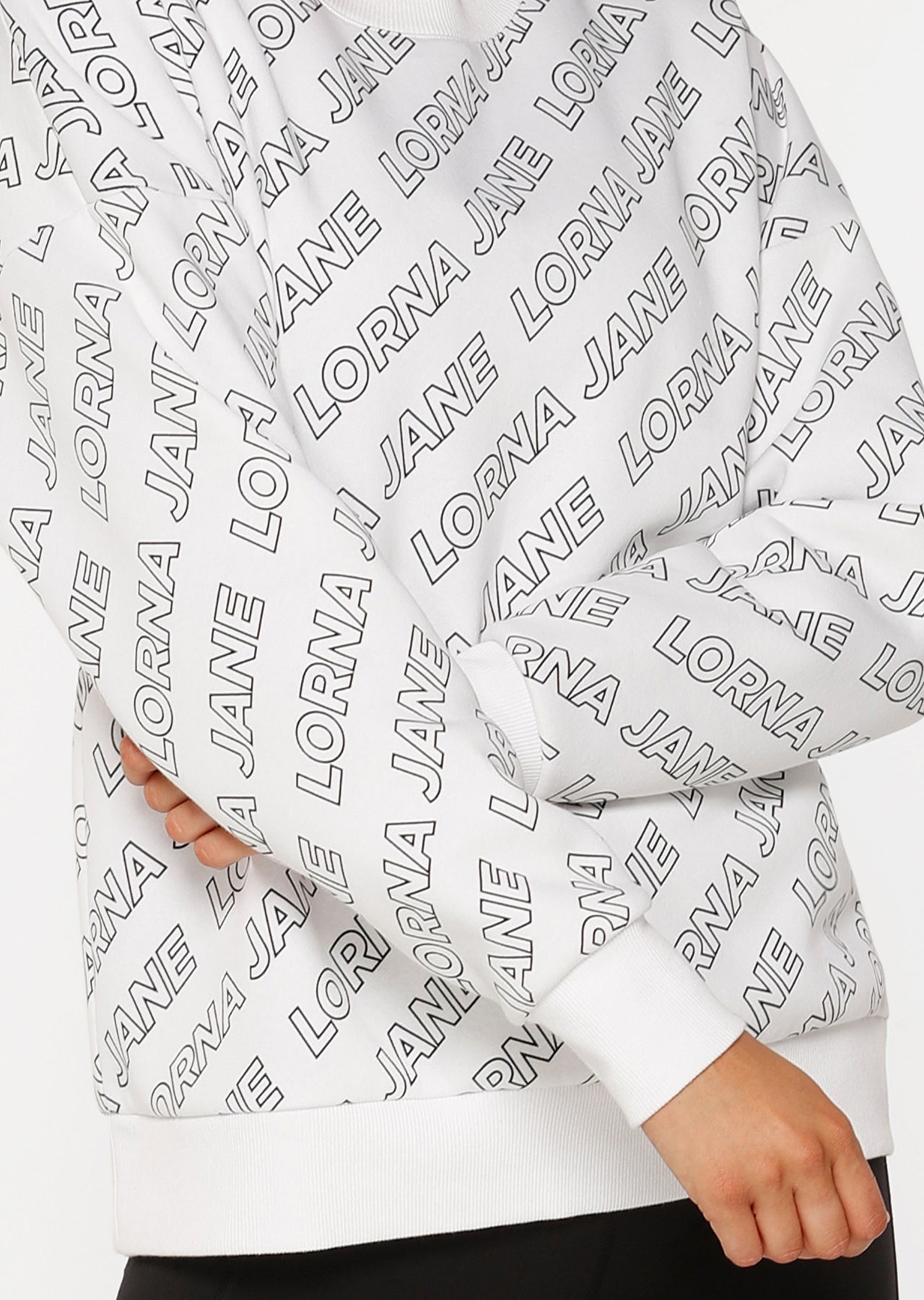 Lorna Jane LJ On Repeat Sweat - White