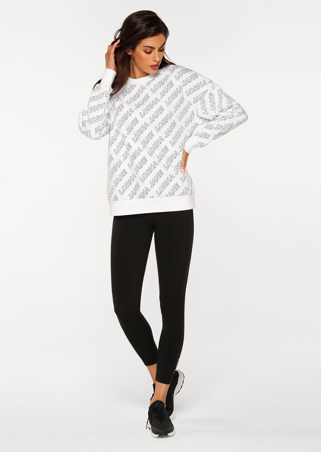 Lorna Jane LJ On Repeat Sweat - White