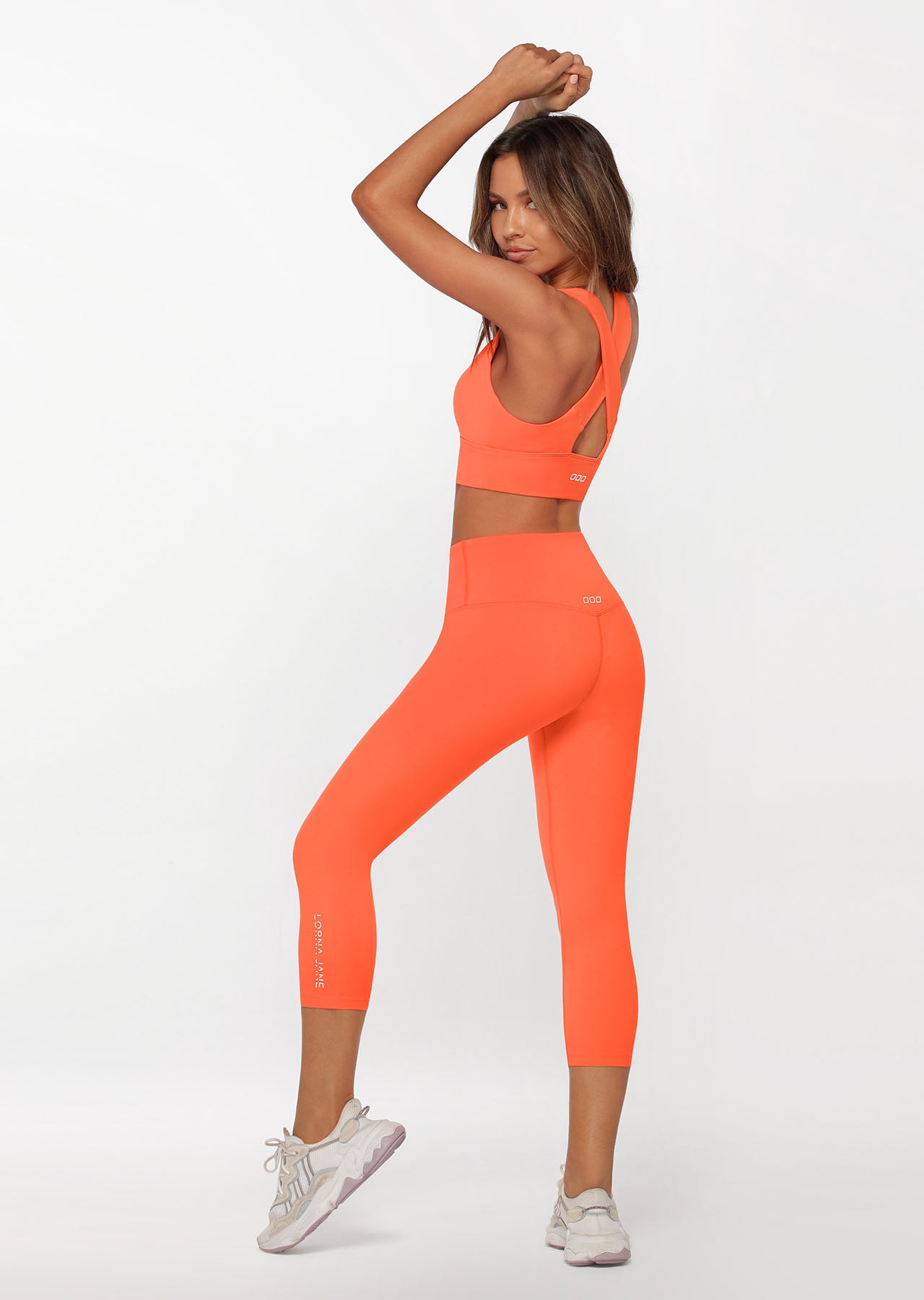 Lorna Jane Lotus 7/8 Leggings - Satsuma