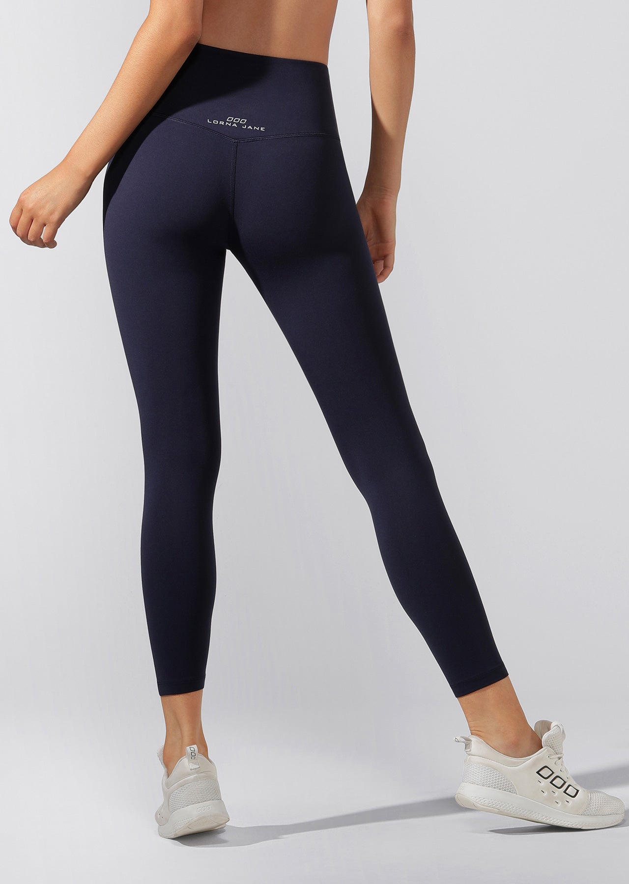 Lorna Jane Lotus Ankle Biter Leggings - French Navy