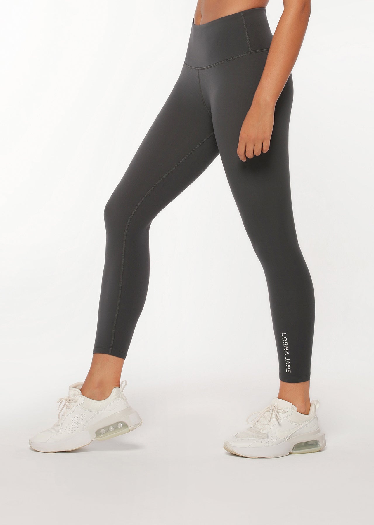 Lorna Jane Lotus Ankle Biter Leggings - Titanium