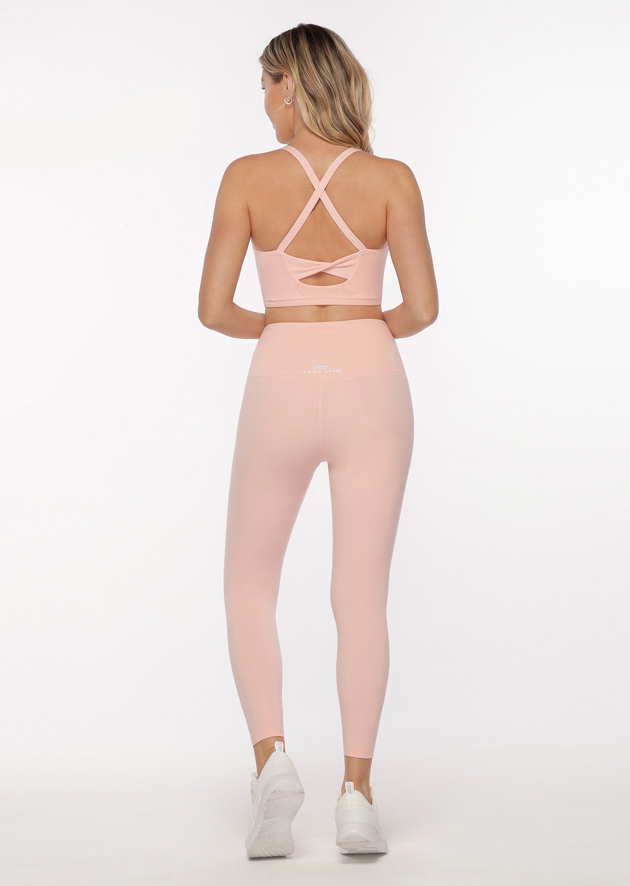 Lorna Jane Lotus Ankle Biter Leggings - Ballerina