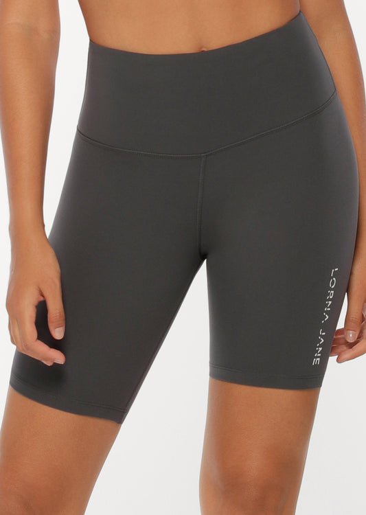 Lorna Jane Lotus Bike Short - Titanium