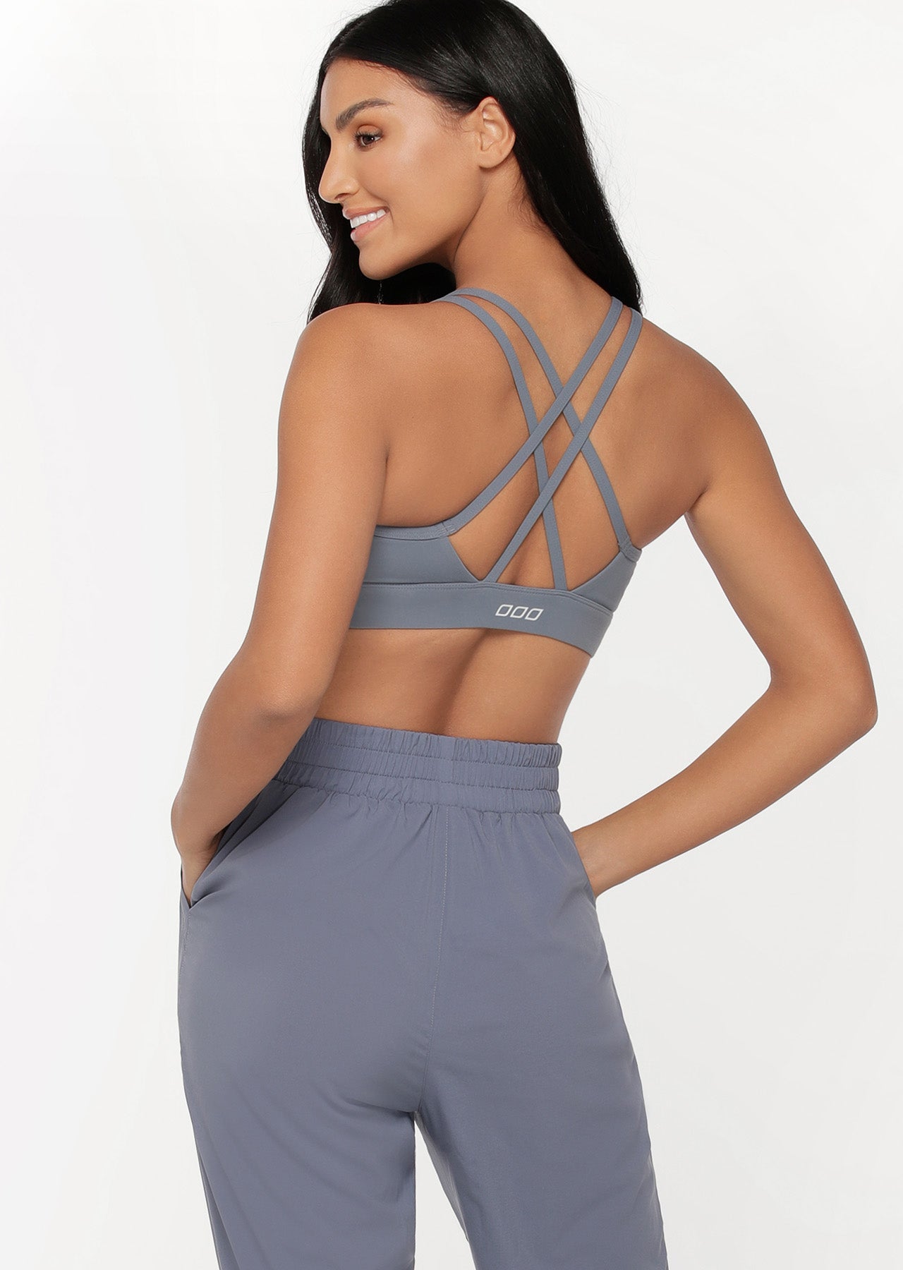 Lorna Jane Lunar Sports Bra - Powder Grey