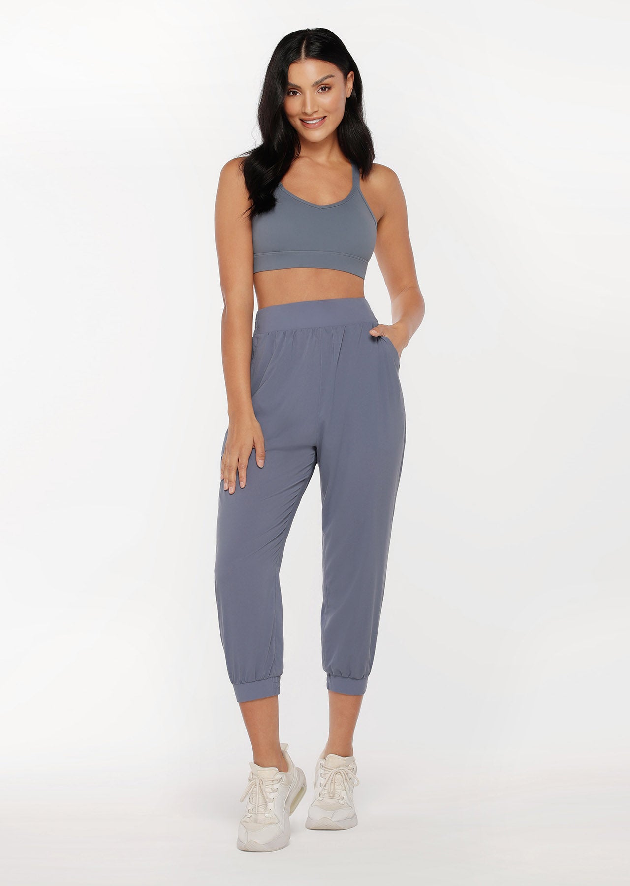 Lorna Jane Lunar Sports Bra - Powder Grey