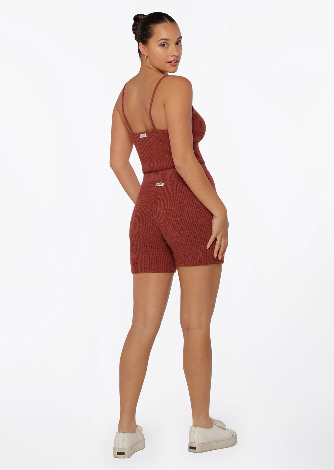 Lorna Jane Merino Blend Knit Tank - Spice