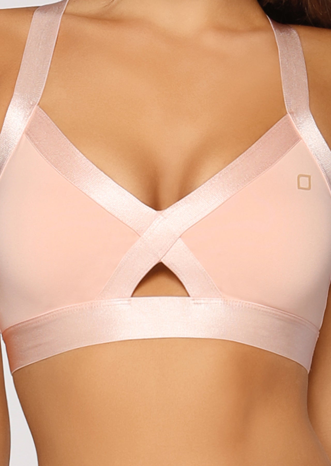 Lorna Jane Nathalie Sports Bra - Dusty Peach