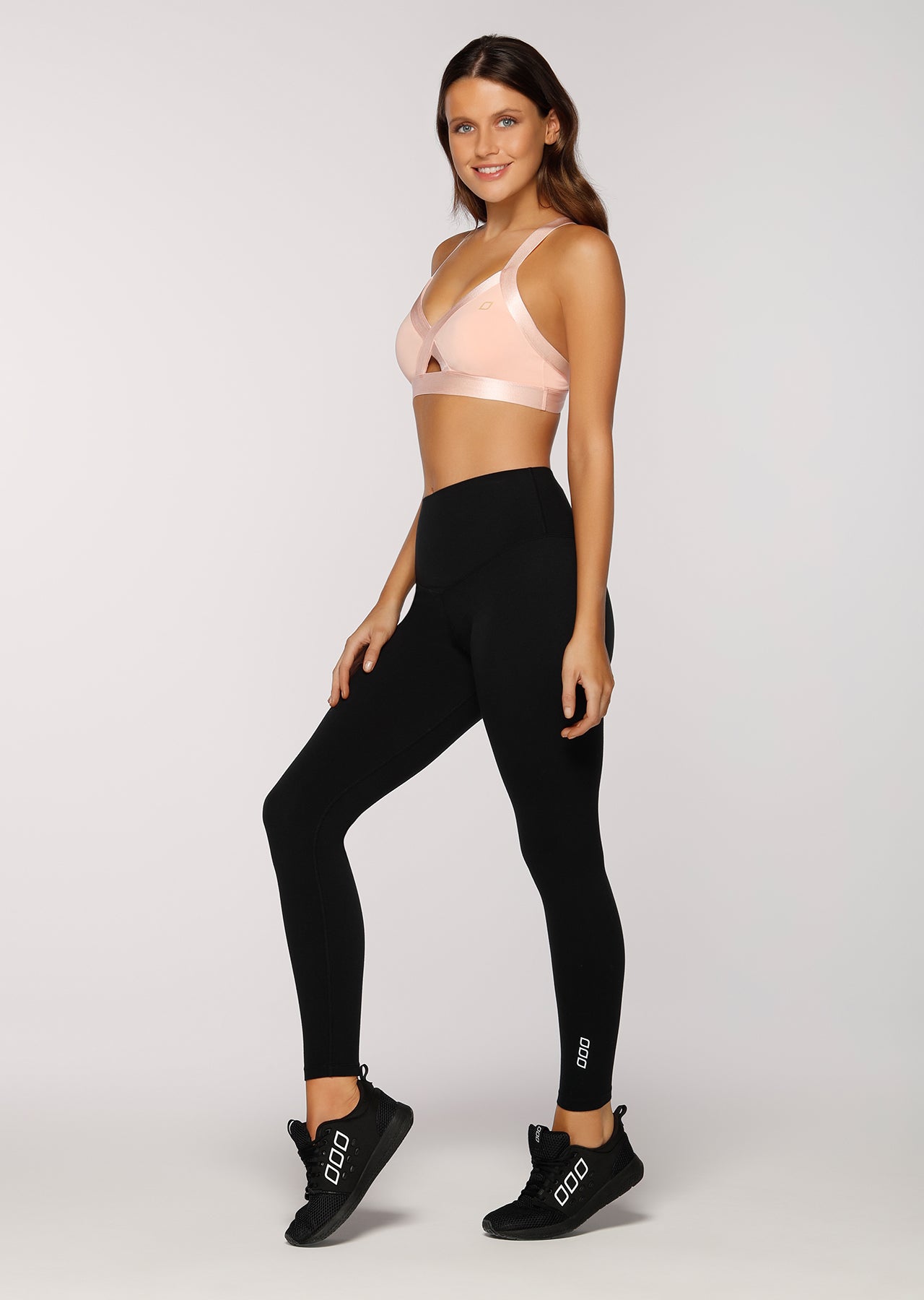 Lorna Jane Nathalie Sports Bra - Dusty Peach