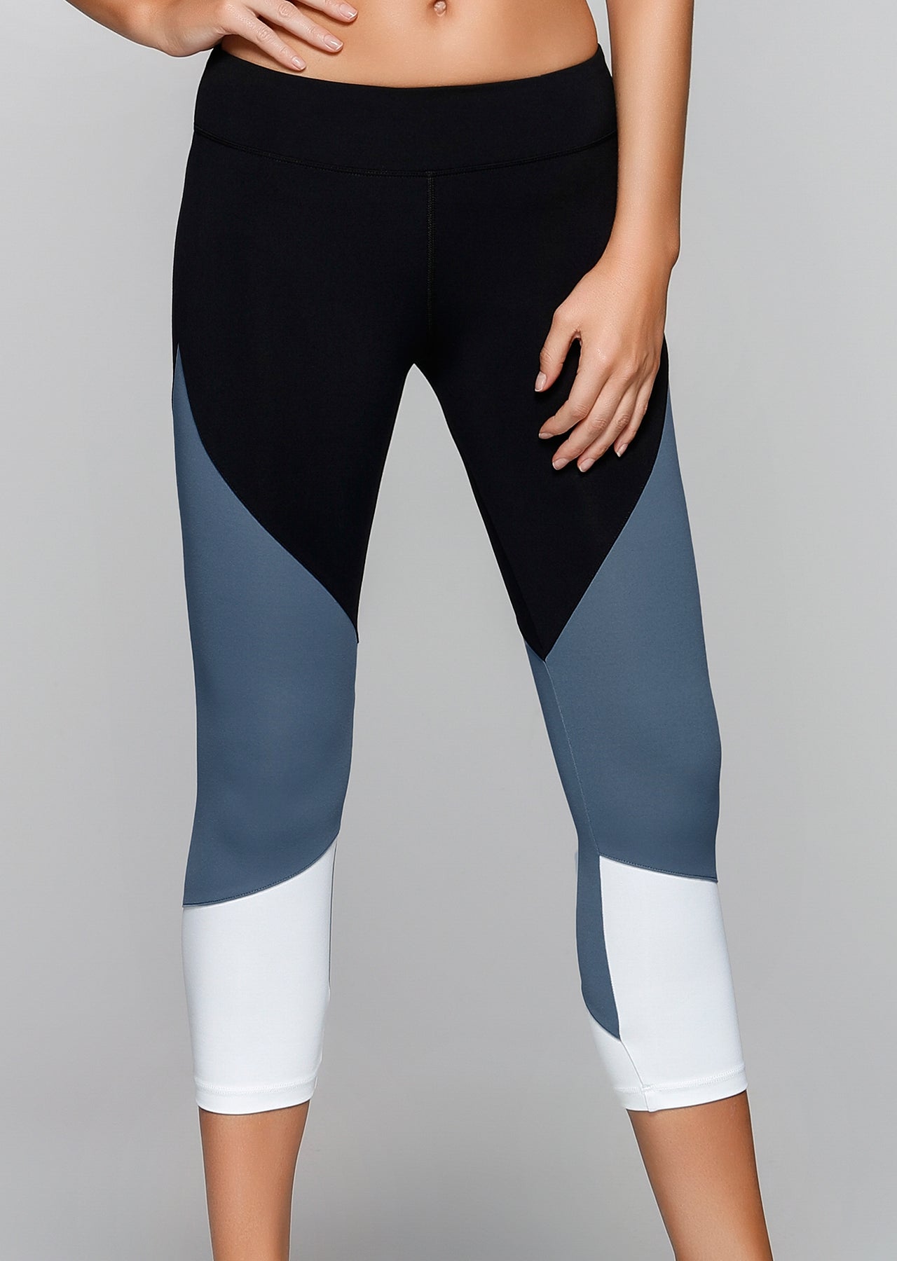 Lorna Jane No Limits 7/8 Tight - Black/Powder Grey