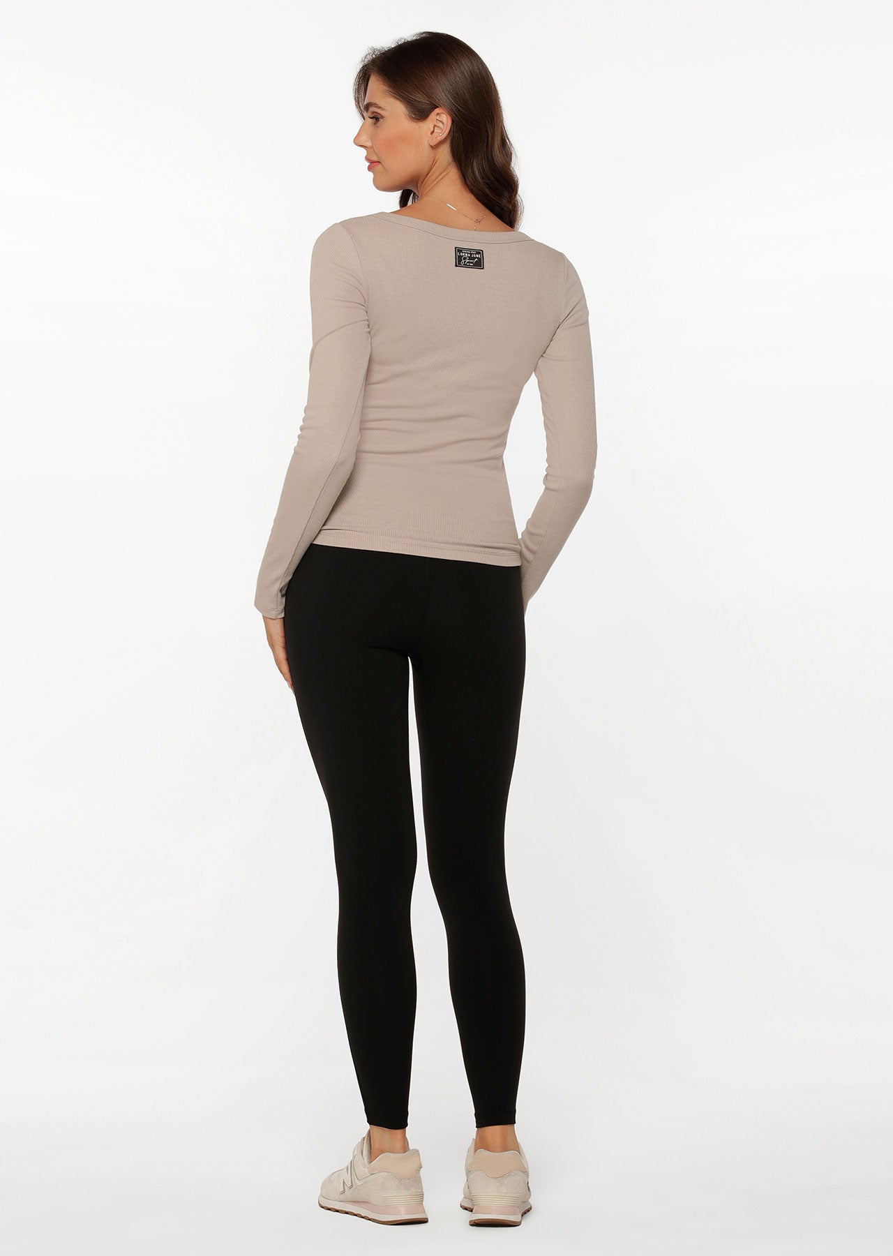 Lorna Jane Serene Long Sleeve Top - Off White
