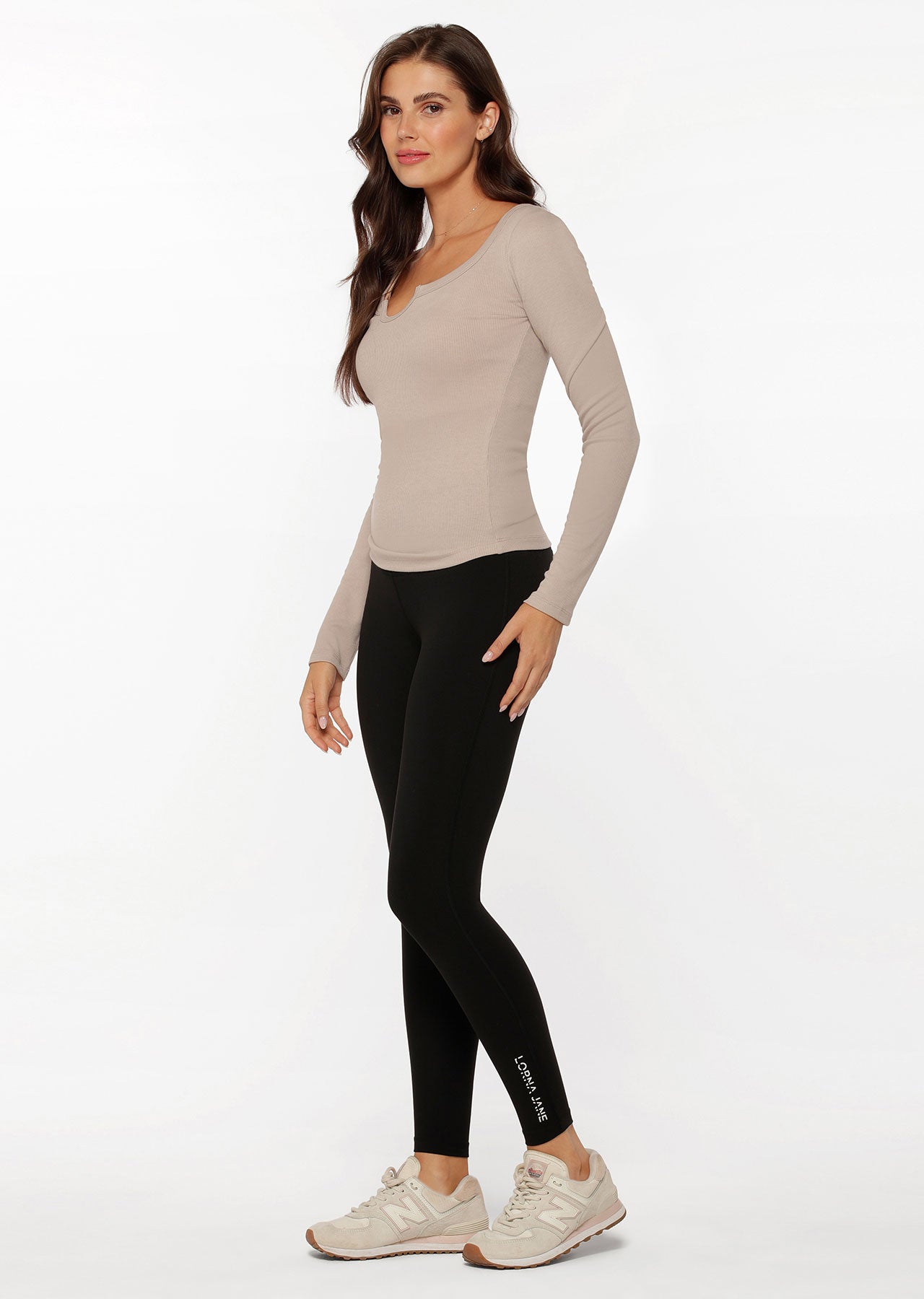 Lorna Jane Serene Long Sleeve Top - Off White