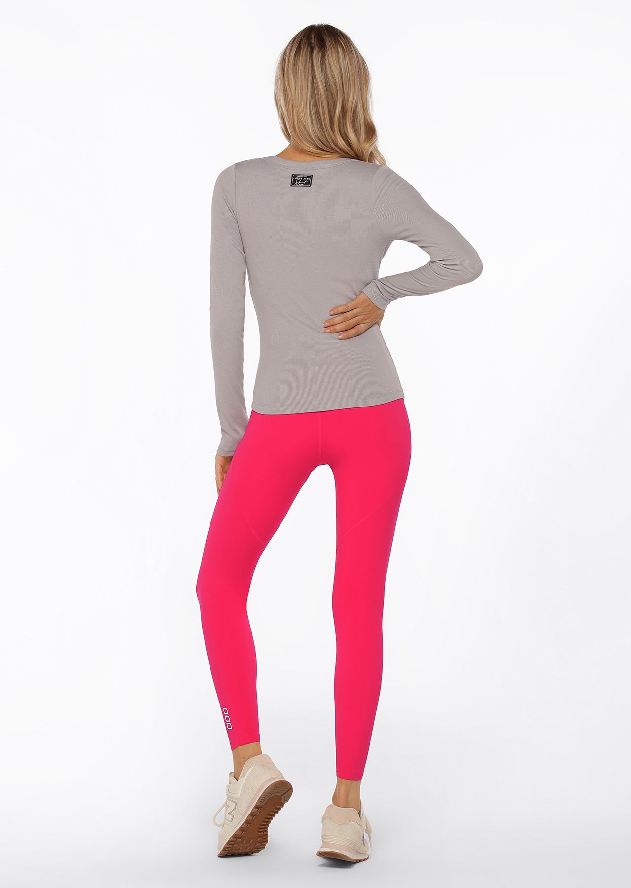 Lorna Jane Serene Long Sleeve Top - Concrete Grey