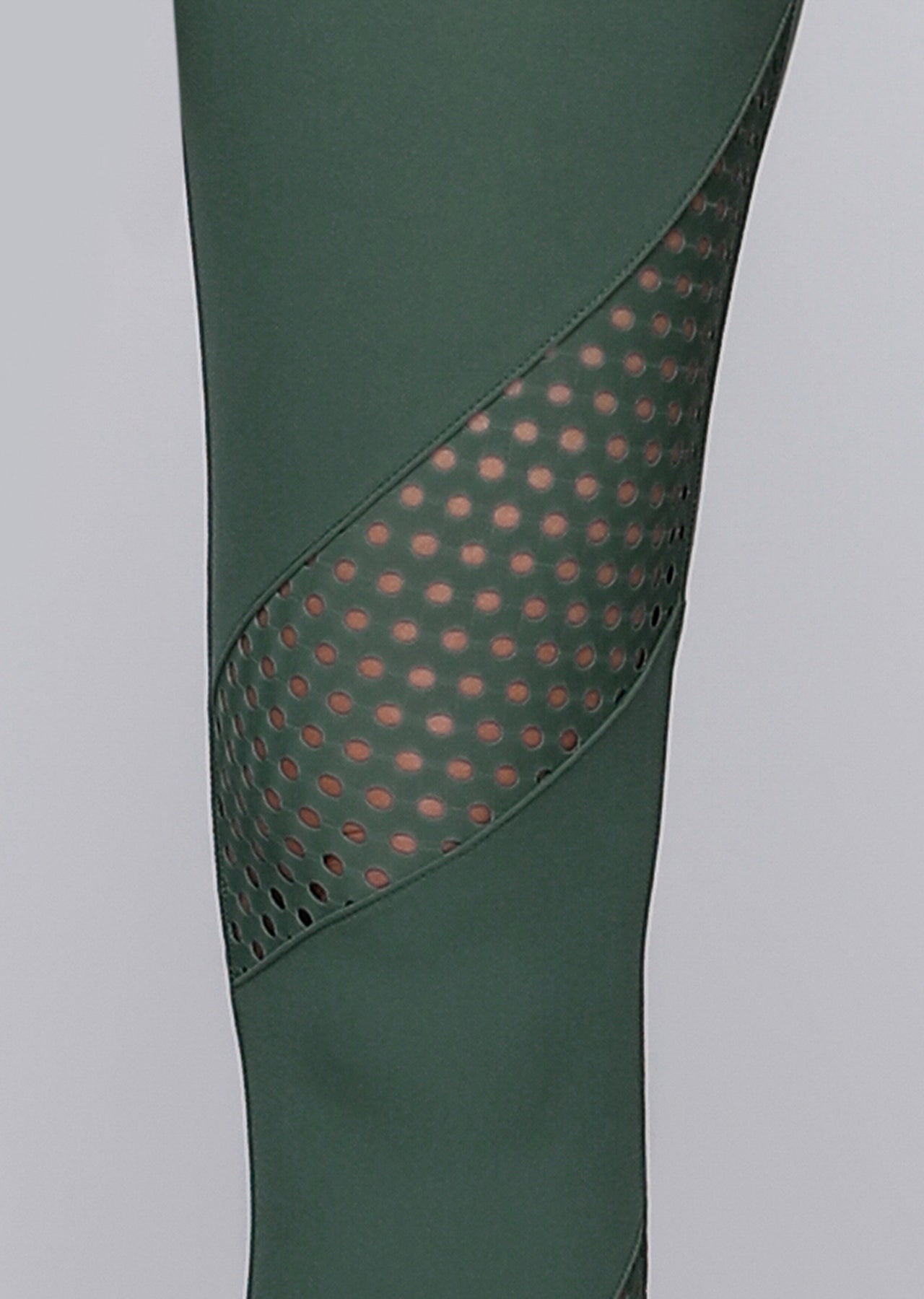 Lorna Jane Shimmer Ankle Biter Tight - Military