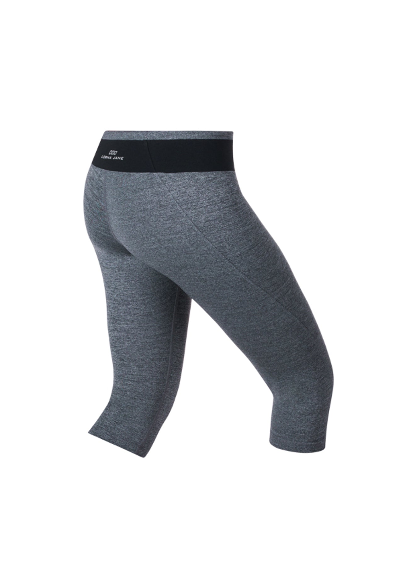 Lorna Jane Signature Core 3/4 Tight - Char Marl/Black