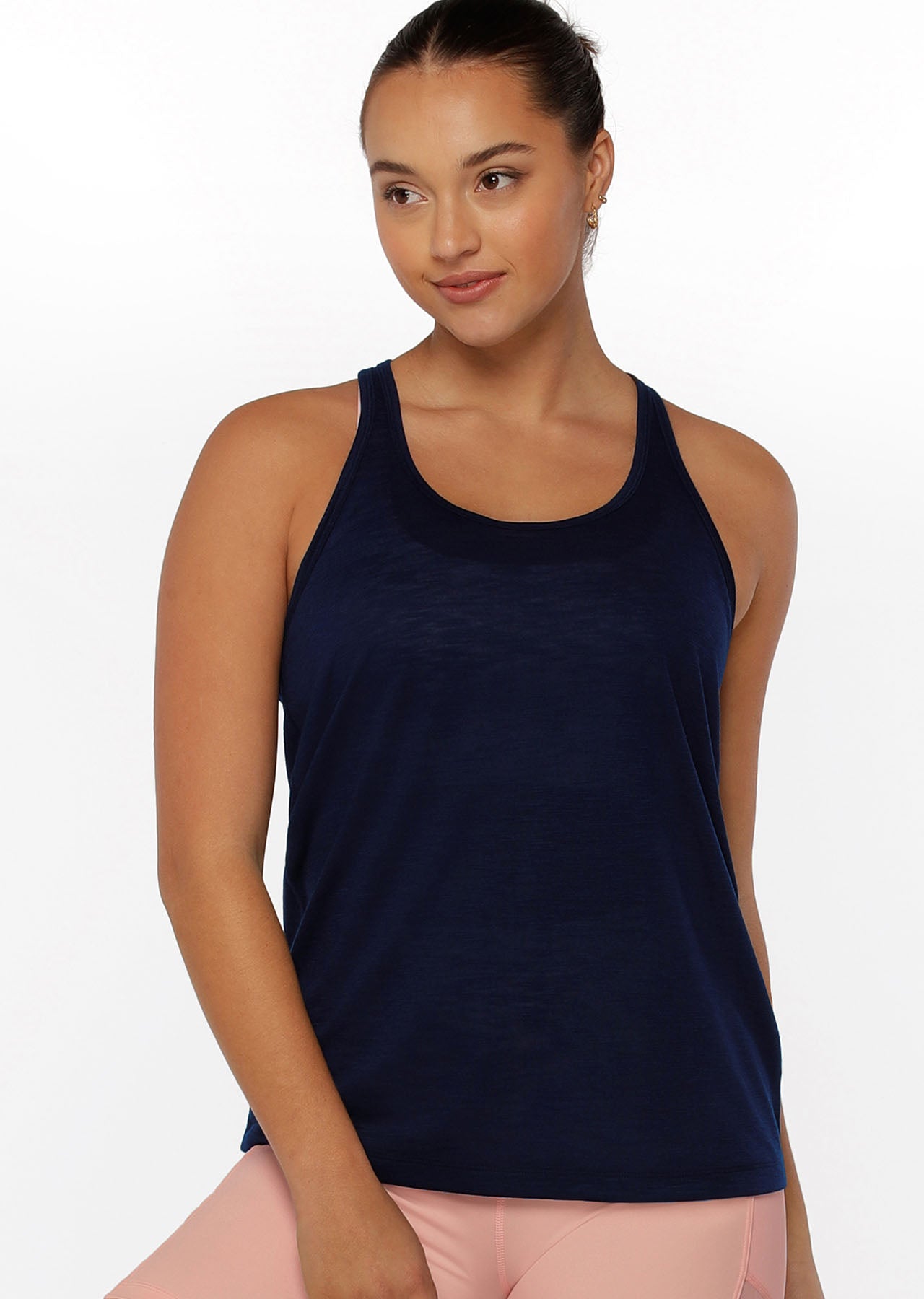 Lorna Jane Slouchy Gym Tank - French Navy