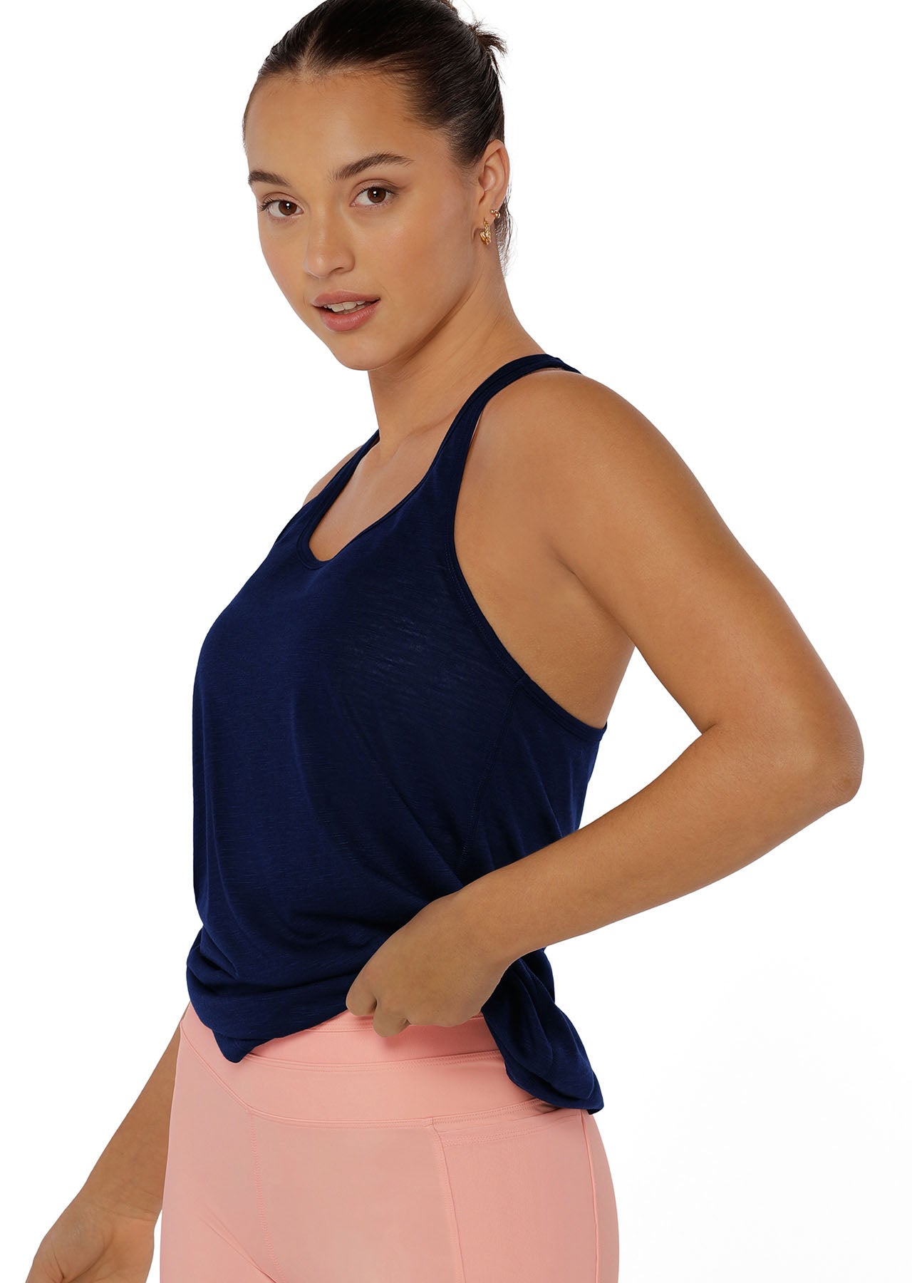 Lorna Jane Slouchy Gym Tank - French Navy