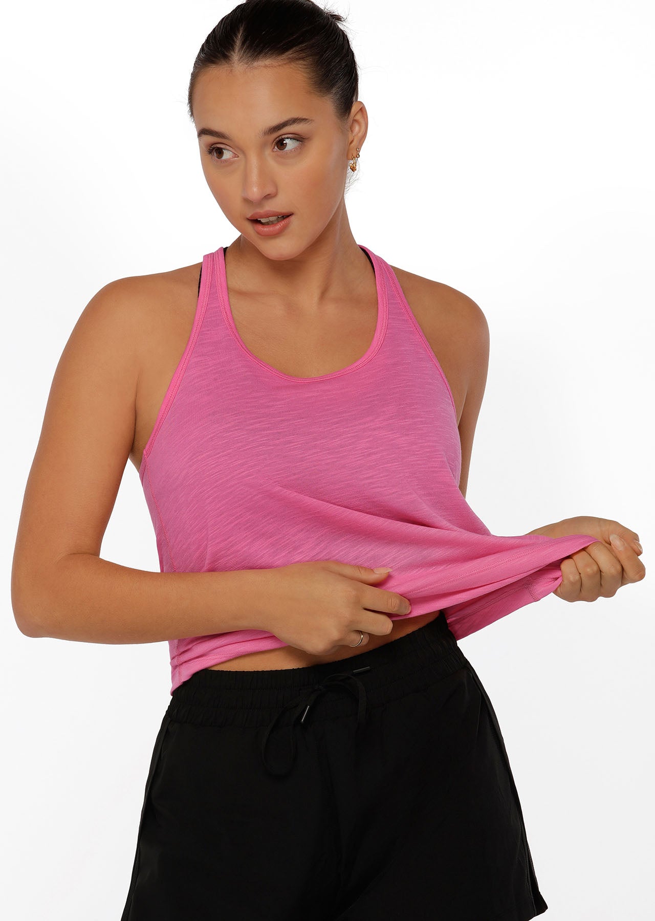 Lorna Jane Slouchy Gym Tank - Milkshake