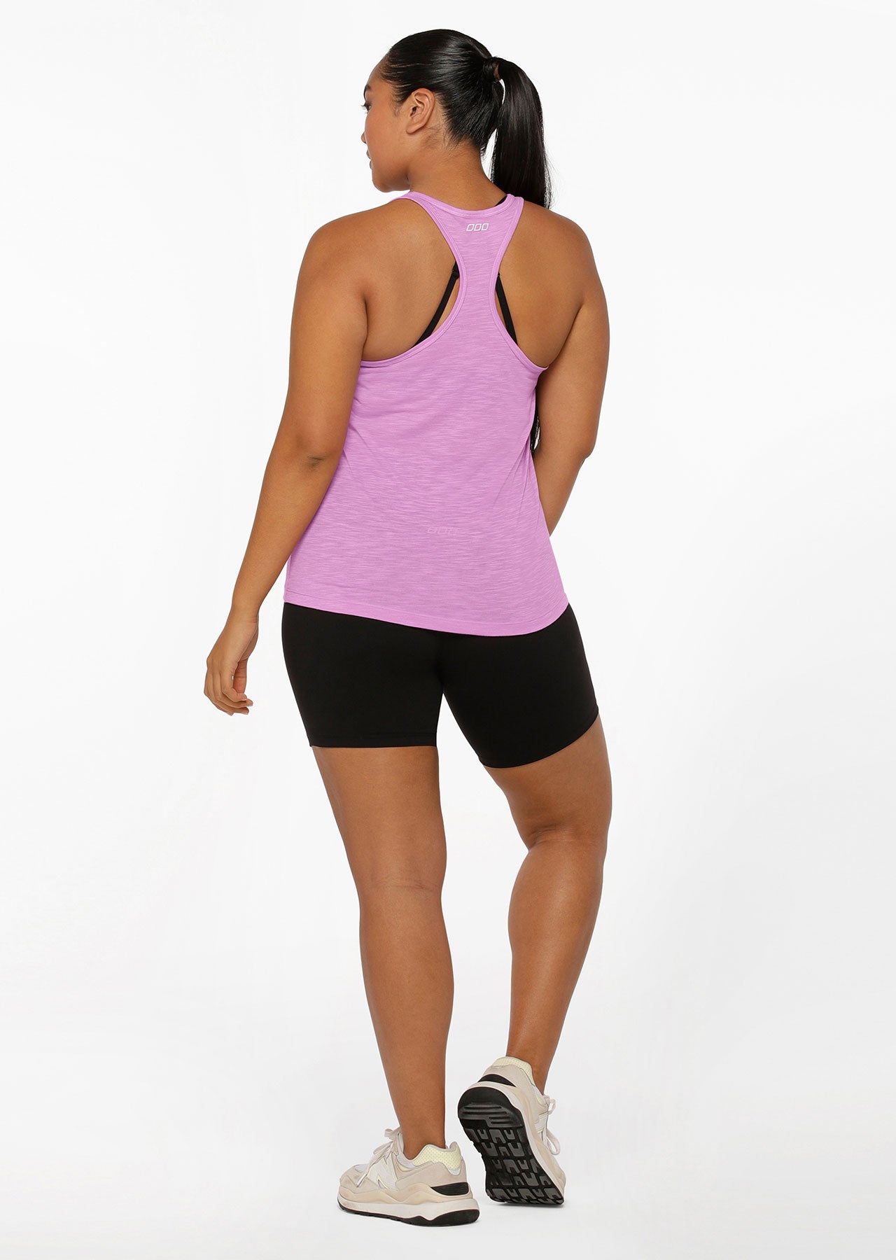 Lorna Jane Slouchy Gym Tank - Lilac Buzz