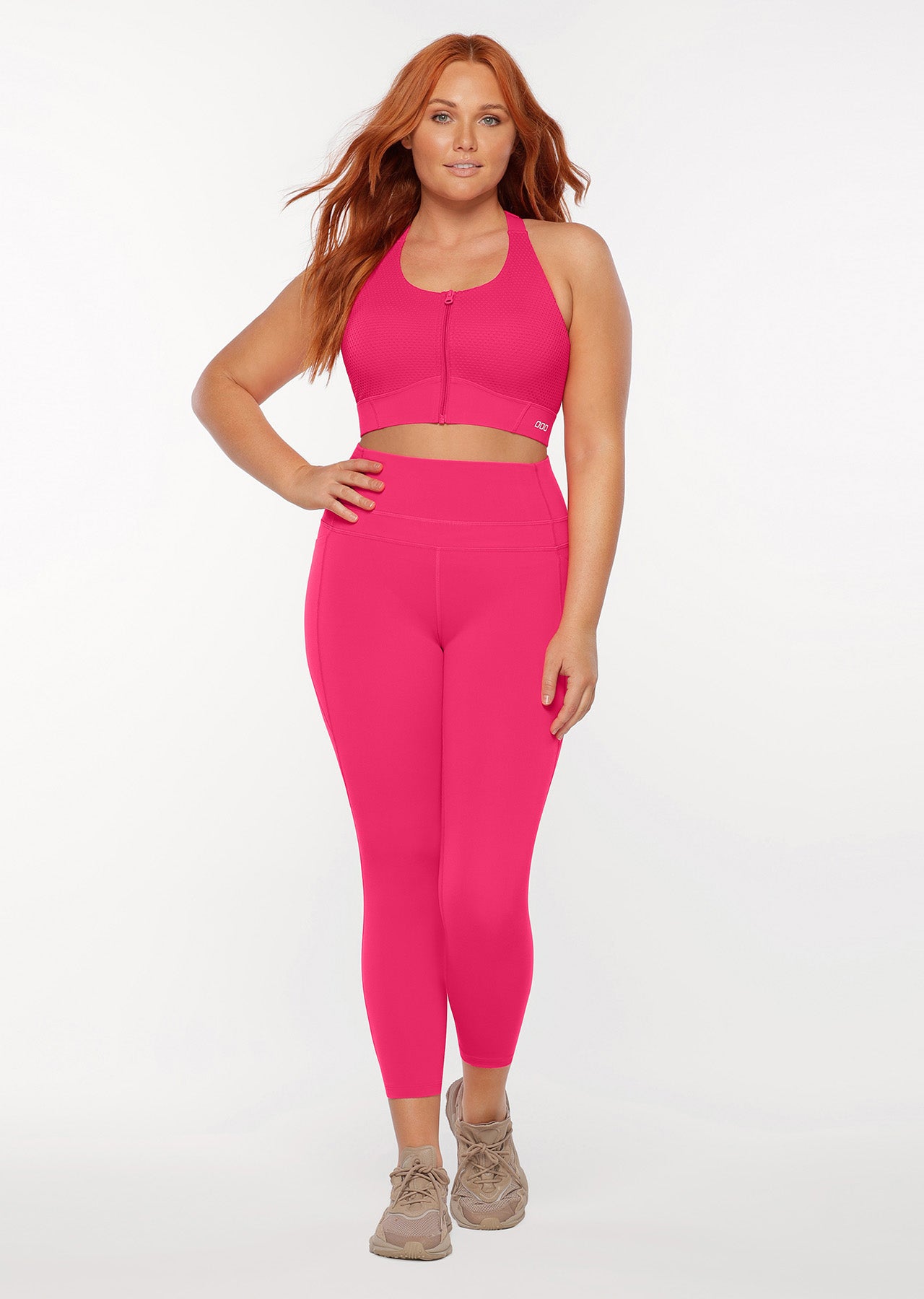 Lorna Jane "THE ONE" Sports Bra - Neon Raspberry