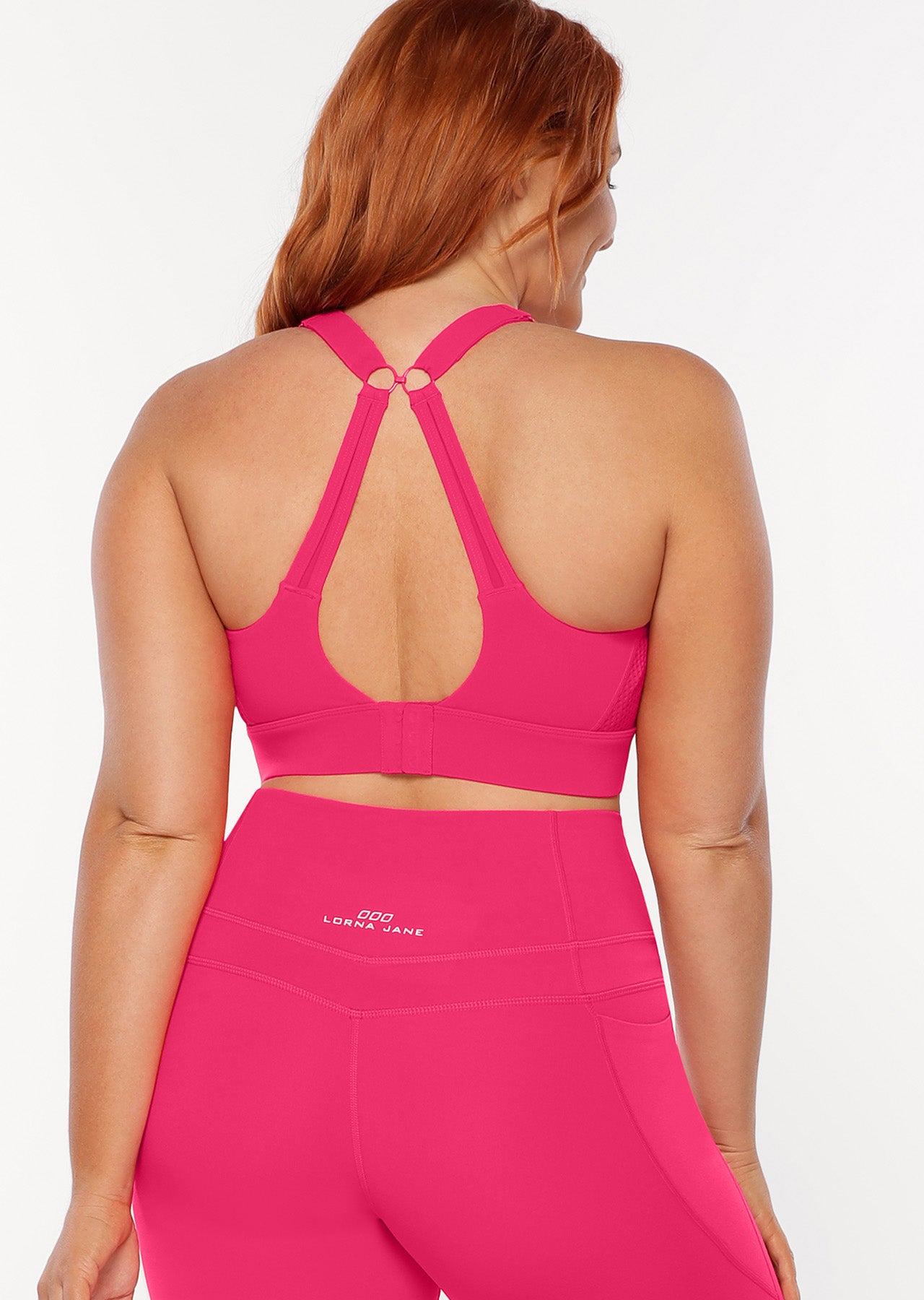 Lorna Jane "THE ONE" Sports Bra - Neon Raspberry